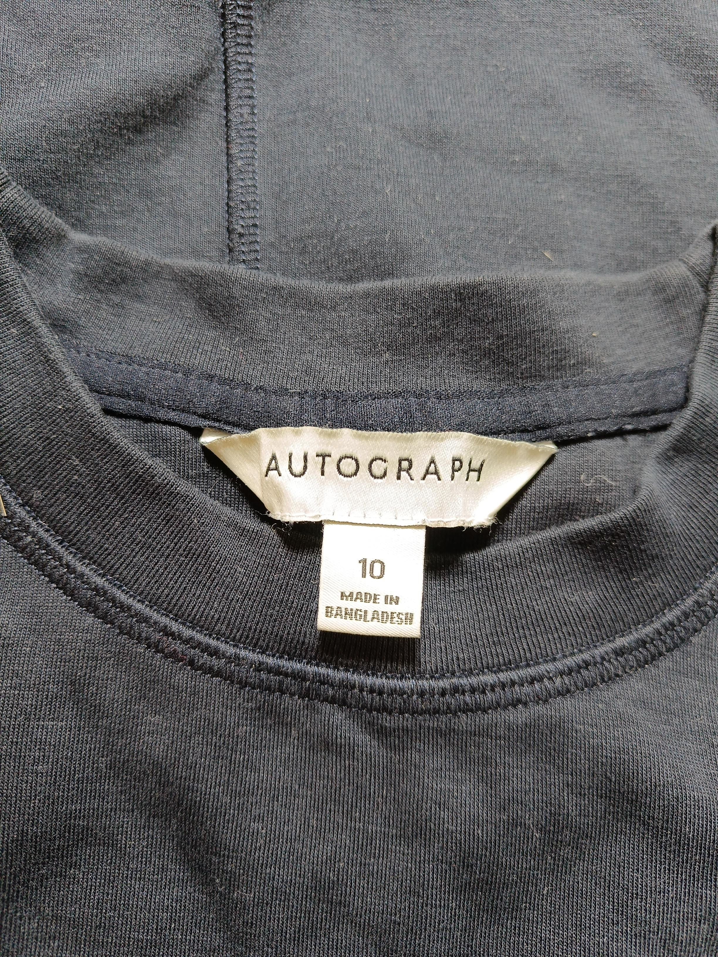 Autograph Women's T-Shirt UK 10 Blue Cotton with Elastane Basic - Image 5