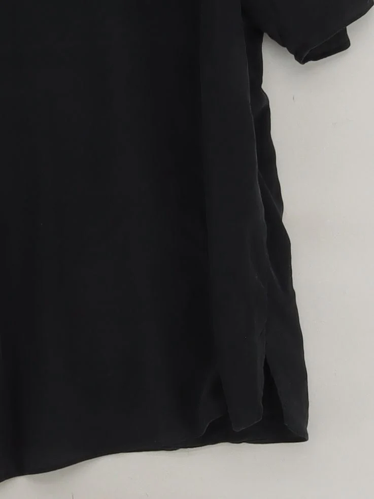 Autograph Women's T-Shirt UK 16 Black Silk - Image 4