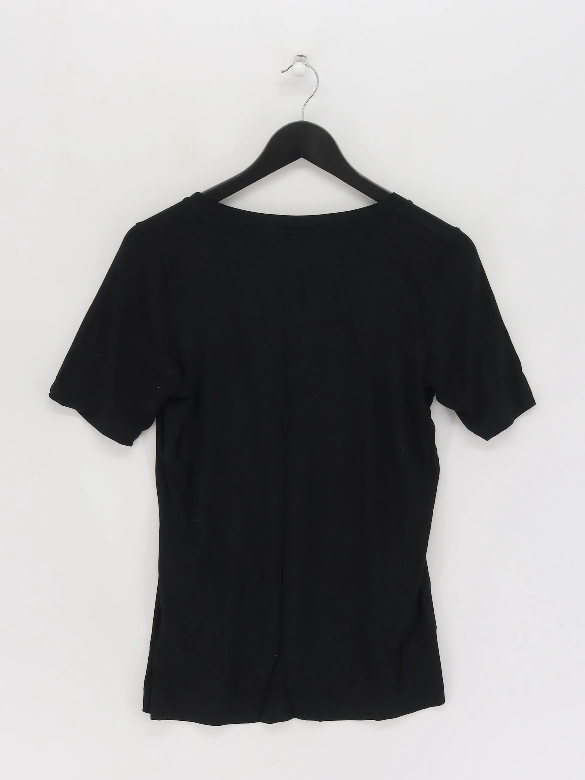 Autograph Women's T-Shirt UK 16 Black Viscose with Elastane Basic - Image 2