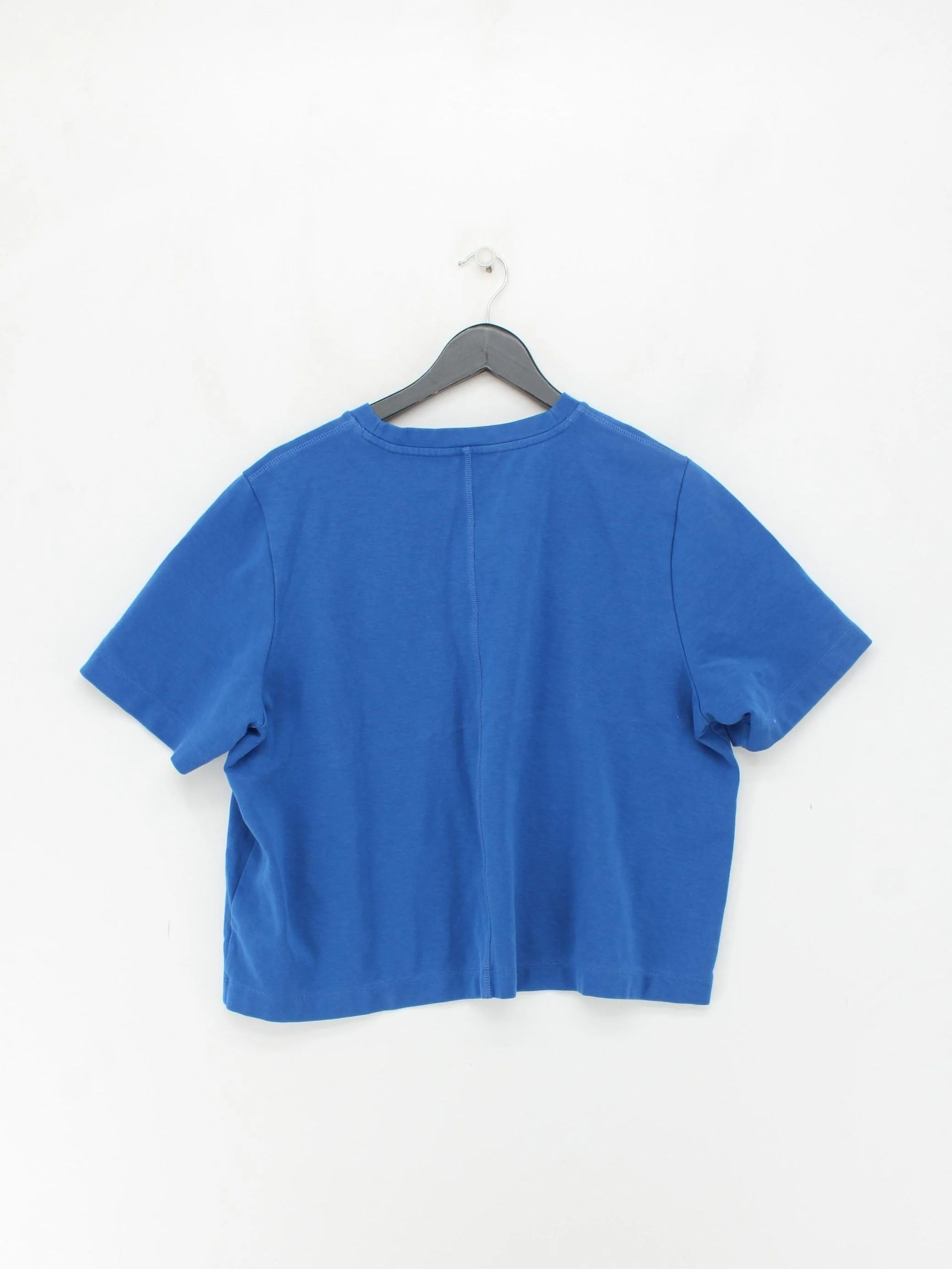 Autograph Women's T-Shirt UK 20 Blue Cotton with Elastane Basic - Image 2