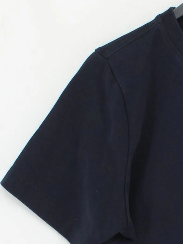 Autograph Women's T-Shirt UK 20 Blue Cotton with Elastane Basic - Image 4