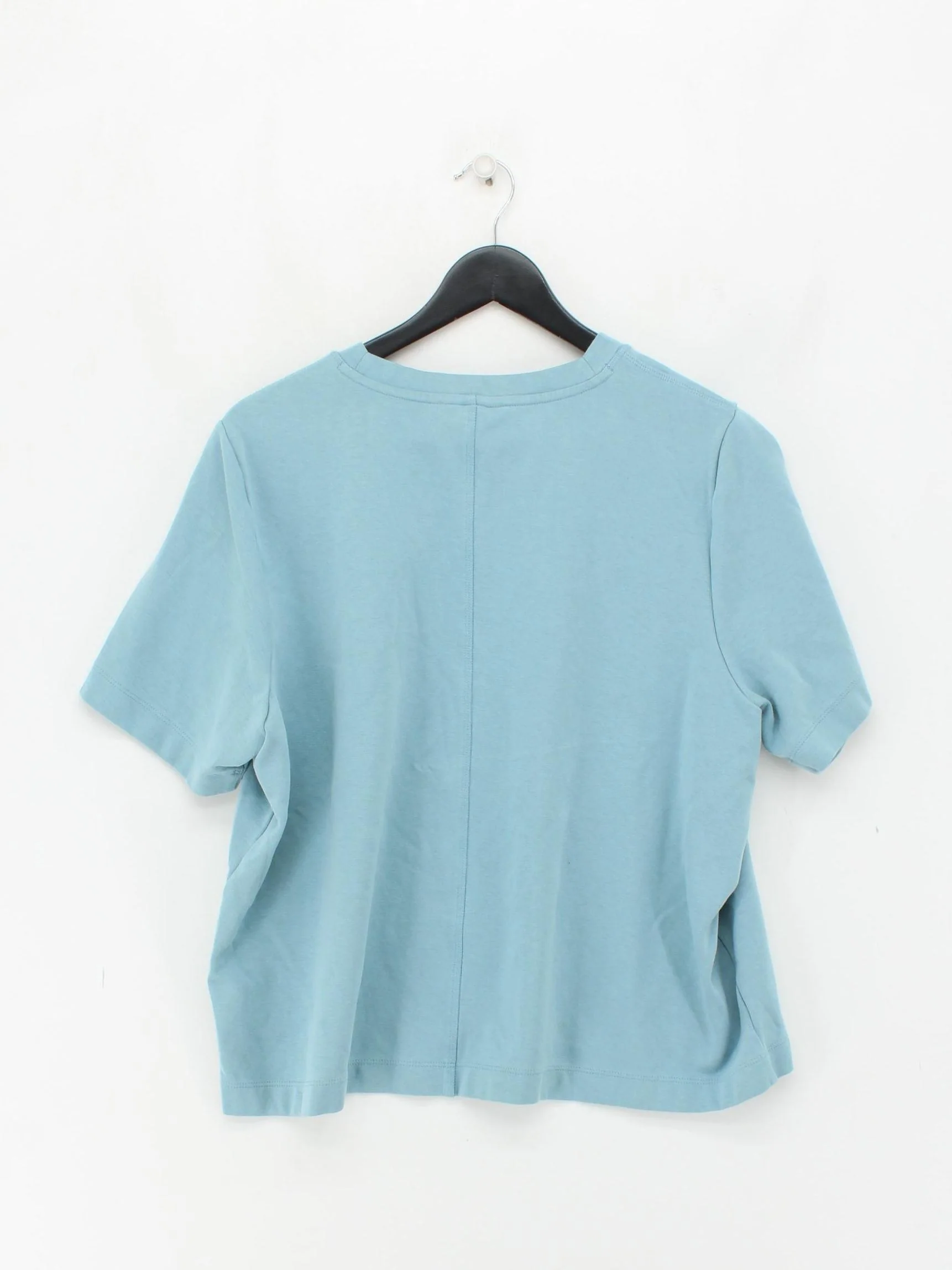 Autograph Women's T-Shirt UK 22 Blue Cotton with Elastane Basic - Image 2