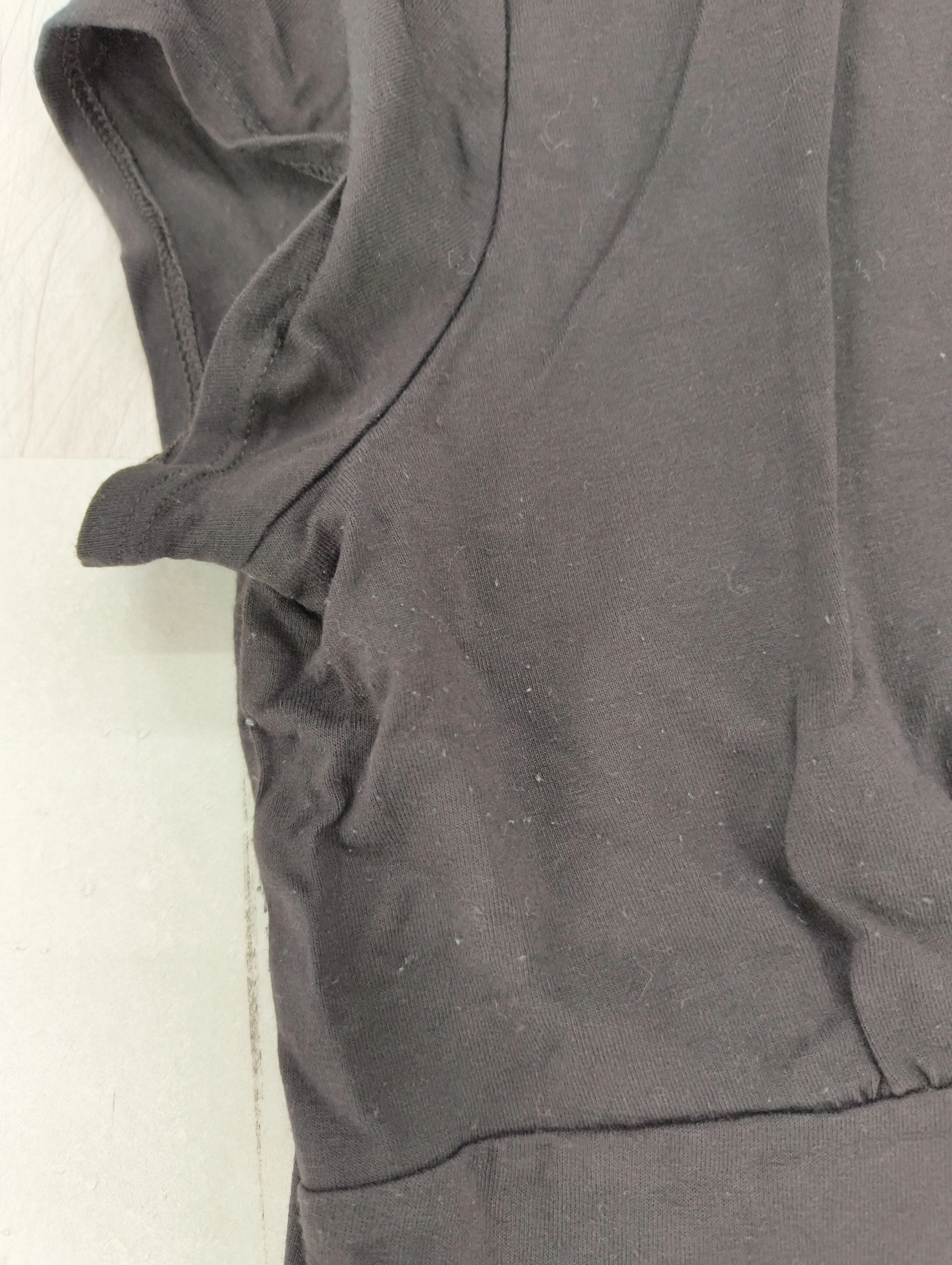 Autograph Women's Top S Black Viscose with Elastane Short Sleeve V-Neck Basic - Image 5