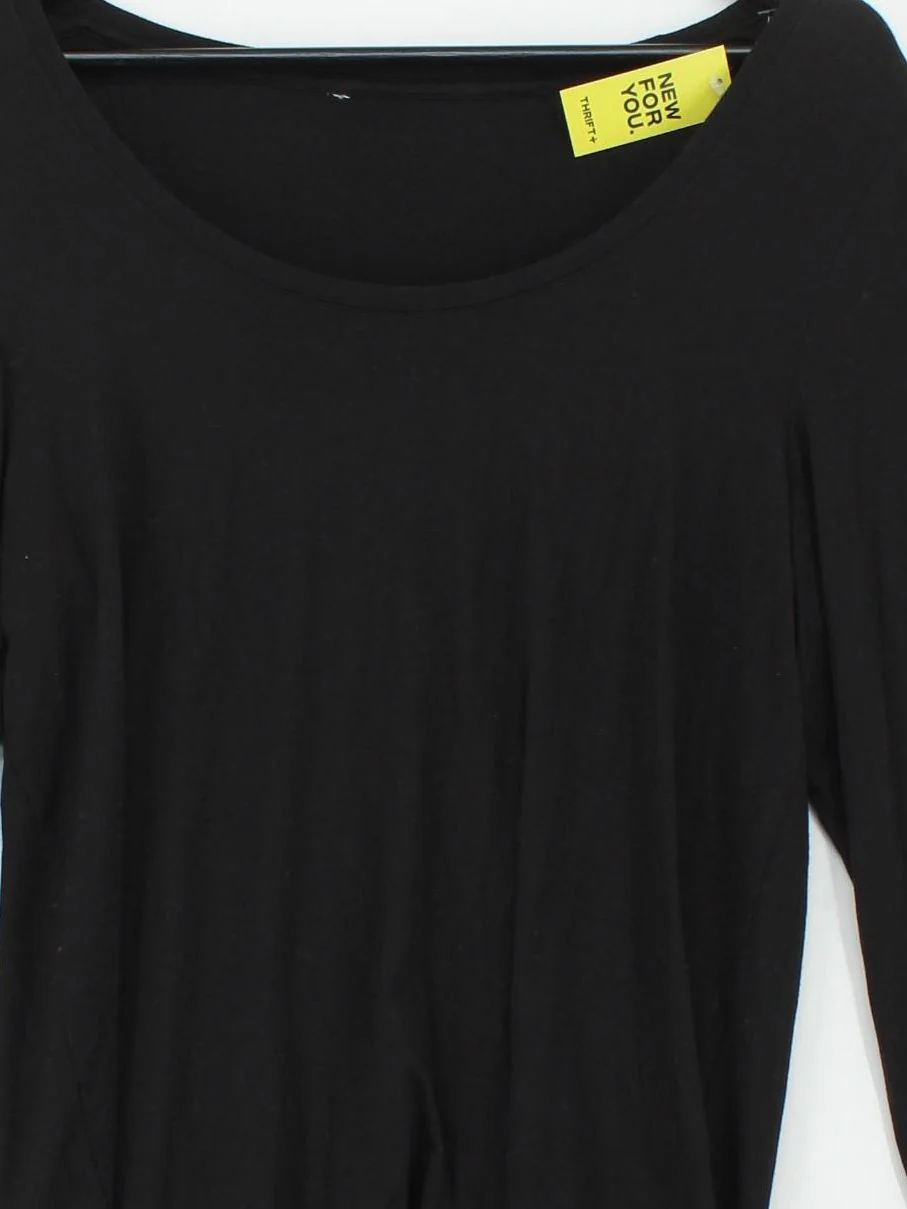 Autograph Women's Top UK 16 Black Viscose with Elastane Basic - Image 3