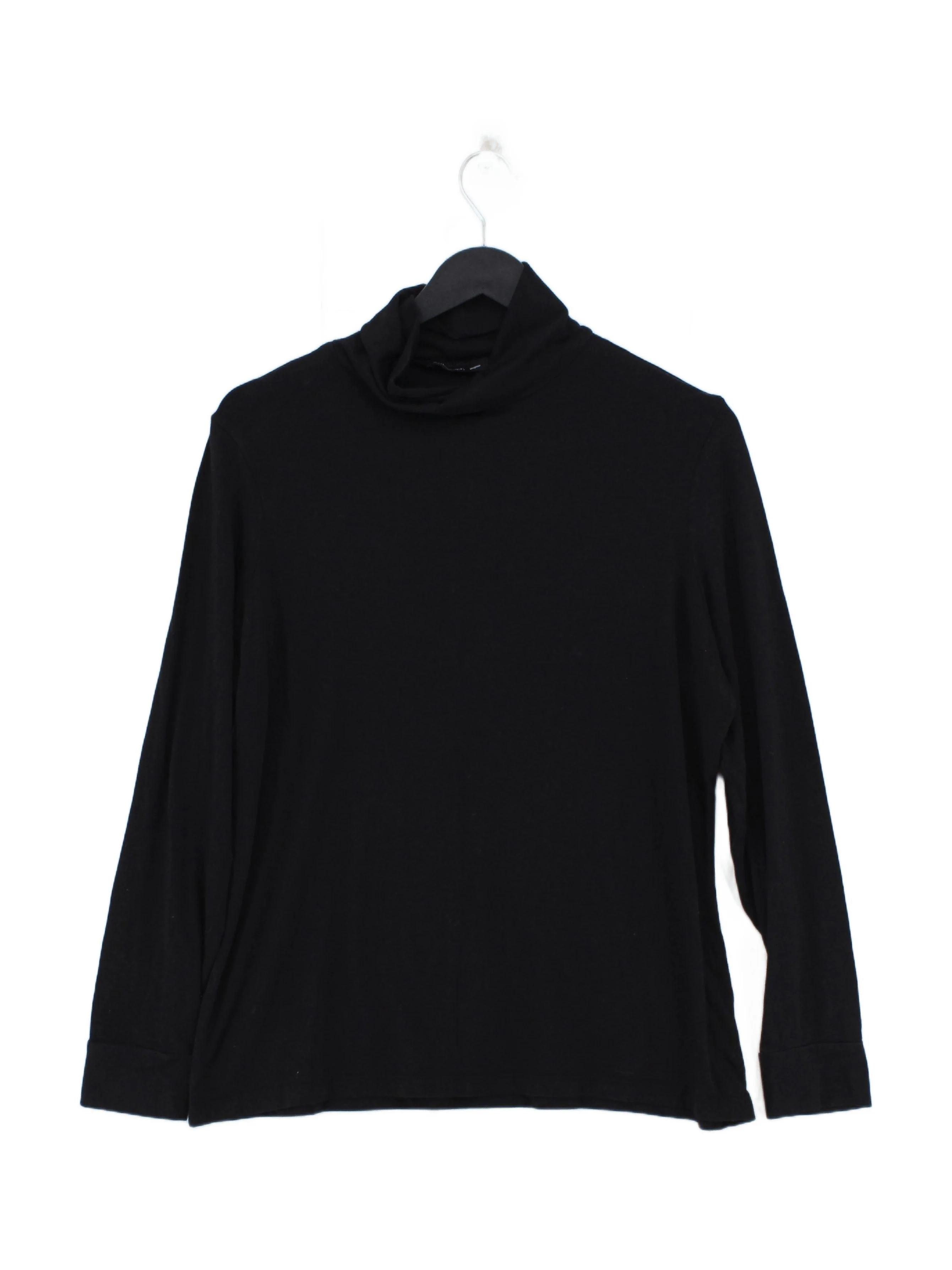 Autograph Women's Top UK 18 Black 100% Other Long Sleeve Roll Neck Basic