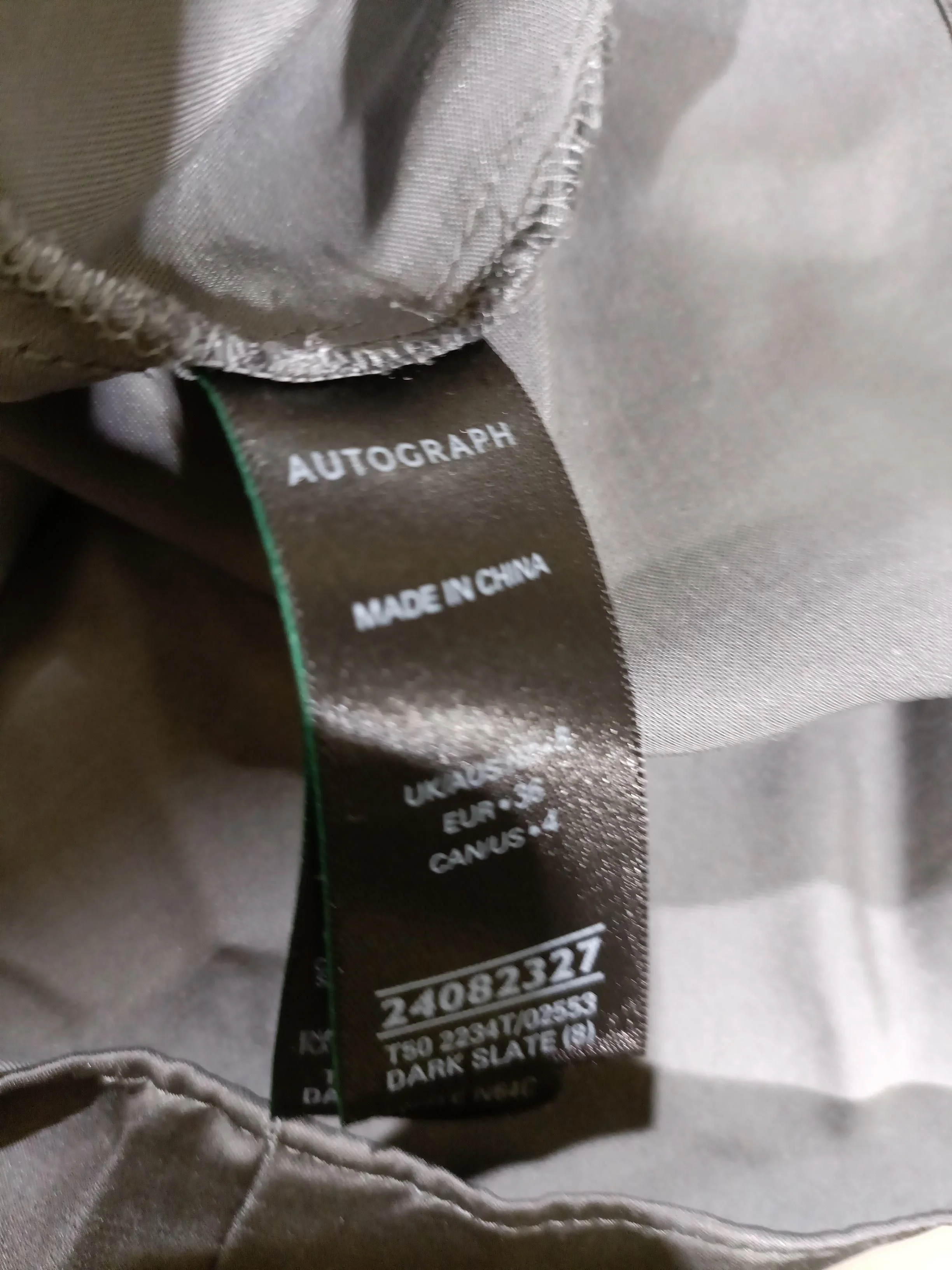 Autograph Women's Top UK 8 Grey 100% Other Sleeveless V-Neck Basic - Image 6