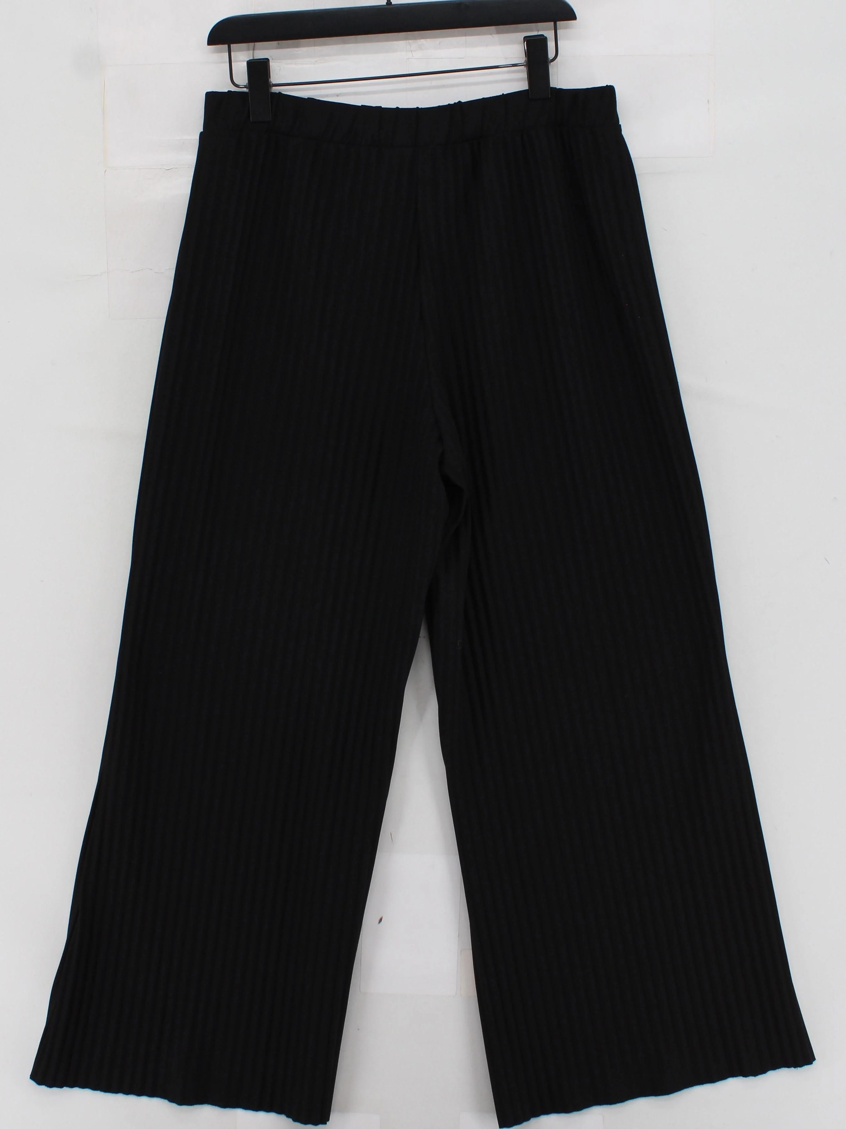 Autograph Women's Trousers UK 14 Black Polyester with Elastane Sweatpants - Image 2