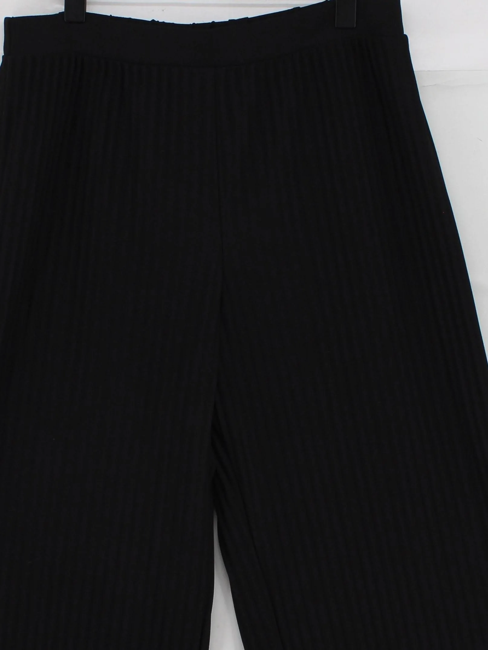 Autograph Women's Trousers UK 14 Black Polyester with Elastane Sweatpants - Image 3
