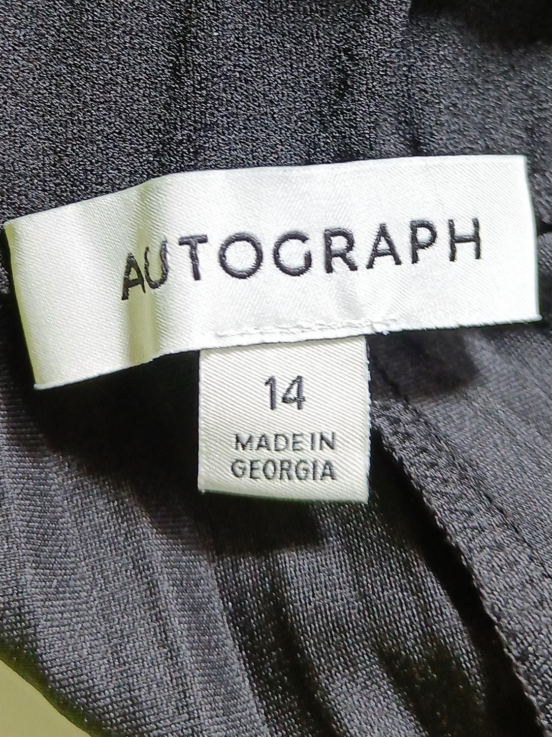 Autograph Women's Trousers UK 14 Black Polyester with Elastane Sweatpants - Image 5