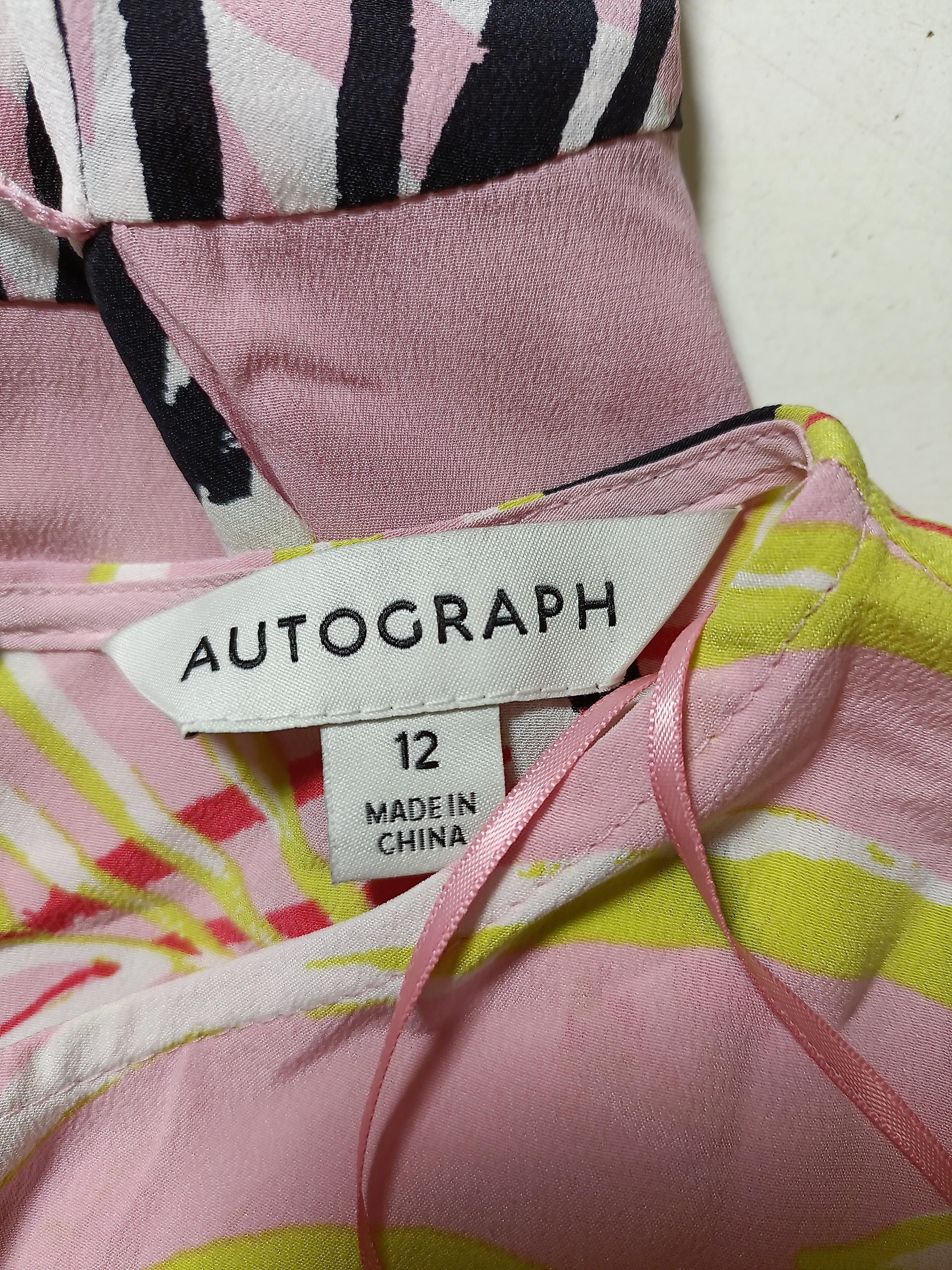 Autograph Wrap Midi Dress UK12 in Pink - Image 6
