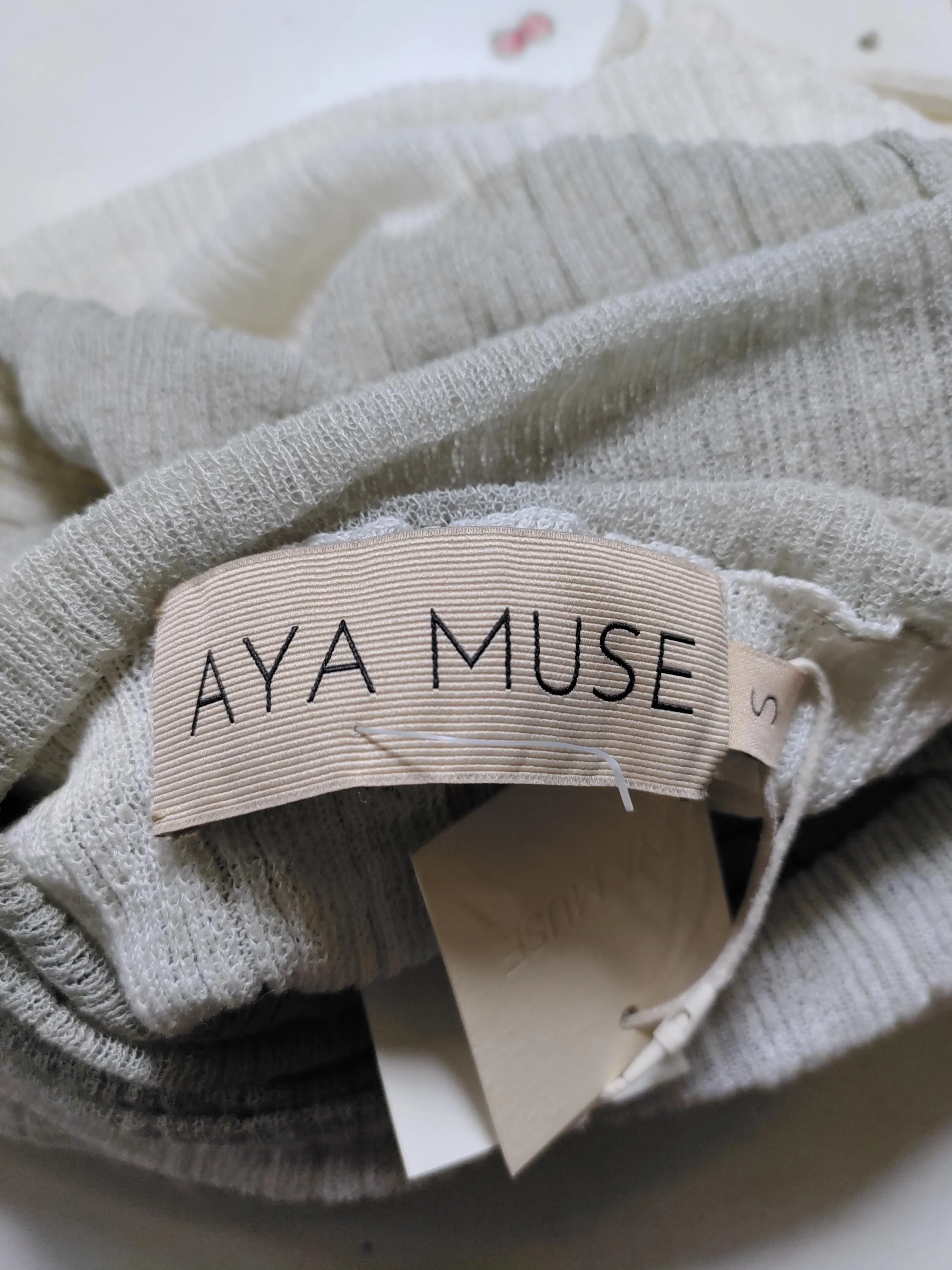 Aya Muse Maxi Dress S in Cream - Image 6