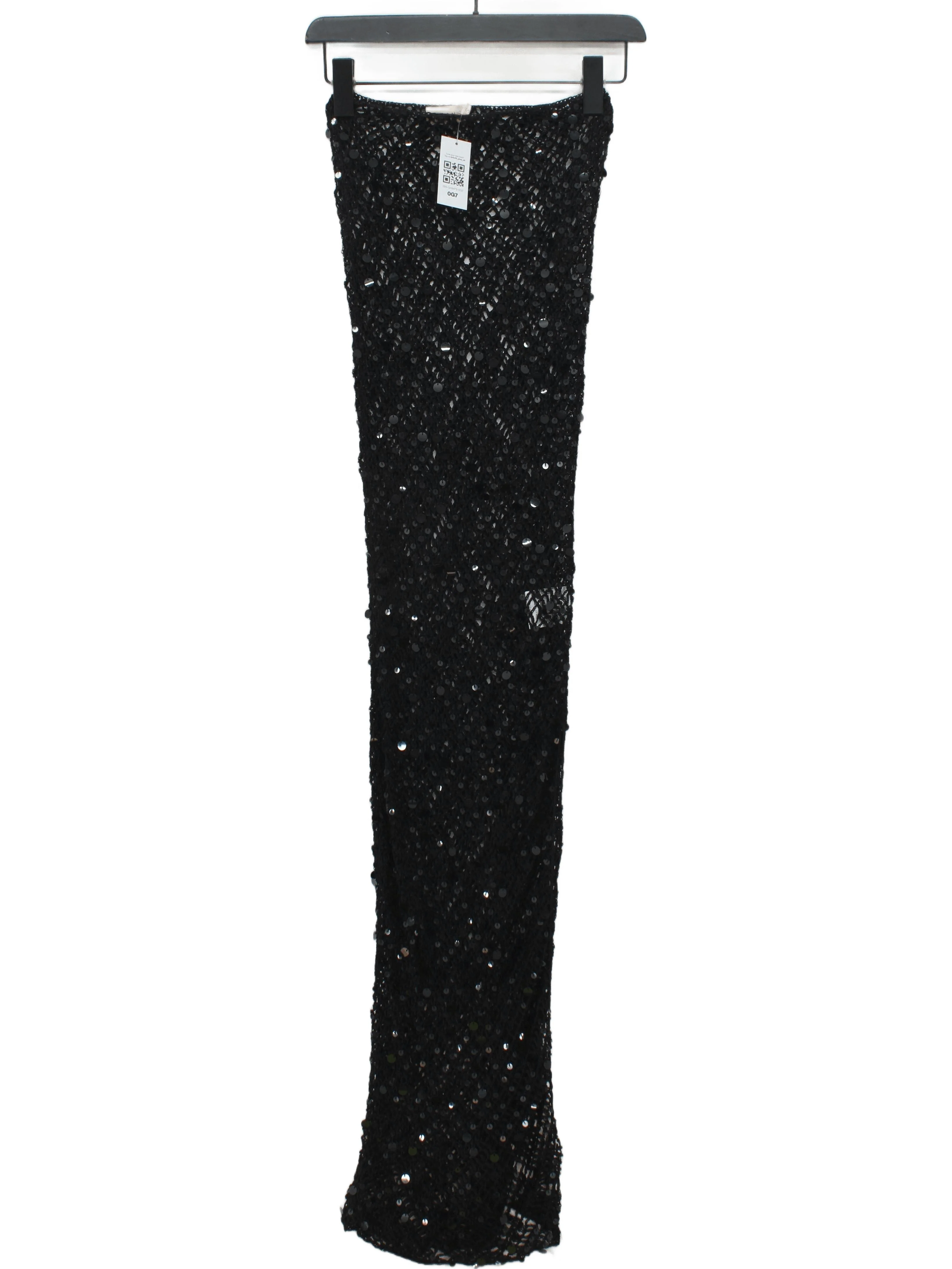 Aya Muse Women's Maxi Skirt S Black 100% Rayon Long Maxi