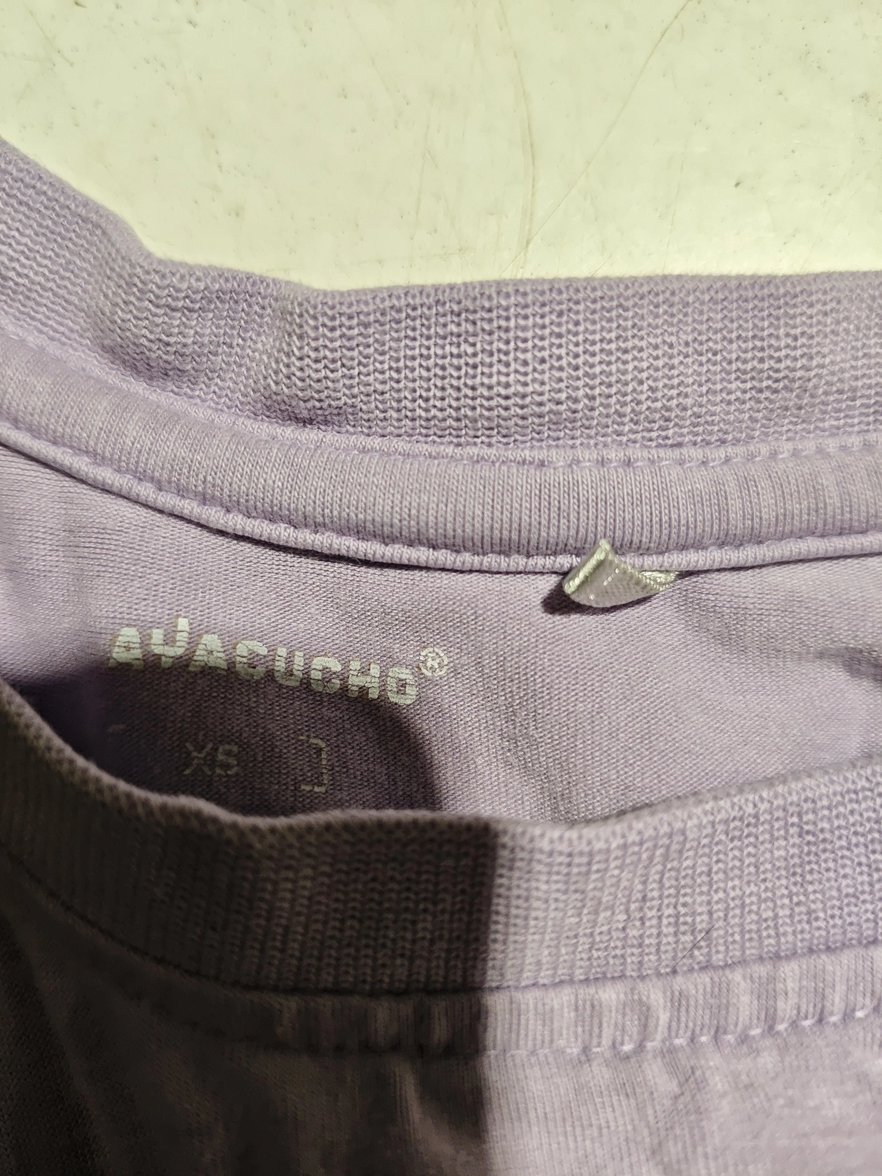 Ayacucho Women's T-Shirt XS Purple Viscose with Cotton, Elastane Basic - Image 5