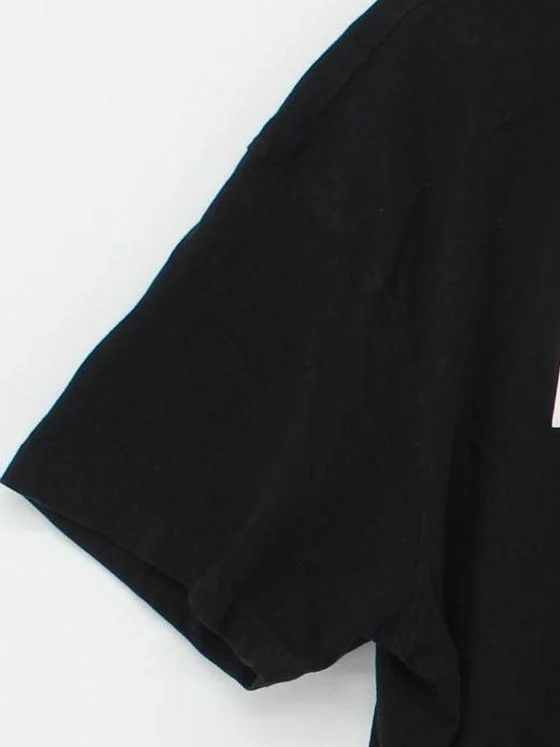 AYBL Men's T-Shirt M Black Graphic Cotton with Polyester Basic - Image 4
