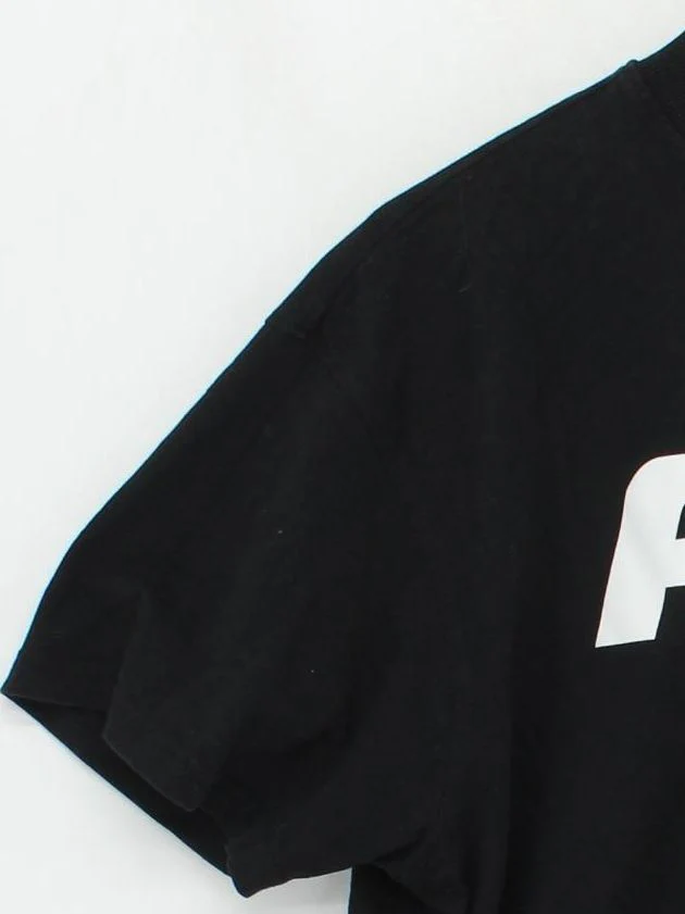 AYBL Men's T-Shirt M Black Graphic Cotton with Polyester Basic - Image 4