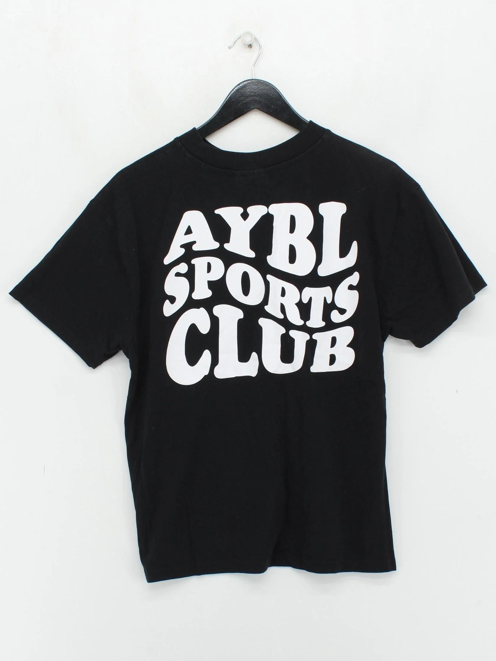 AYBL Men's T-Shirt S Black Graphic Cotton with Polyester Basic - Image 2