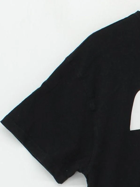 AYBL Men's T-Shirt S Black Graphic Cotton with Polyester Basic - Image 4