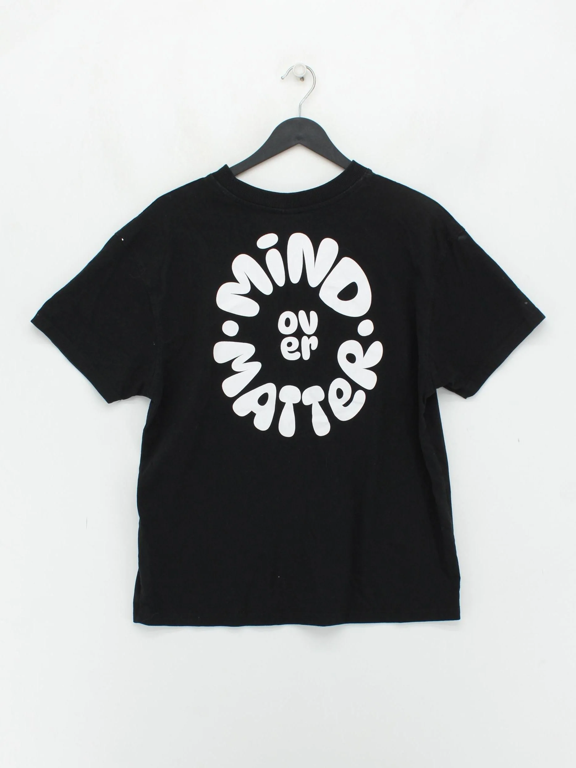 AYBL Men's T-Shirt S Black Graphic Cotton with Polyester Basic - Image 2