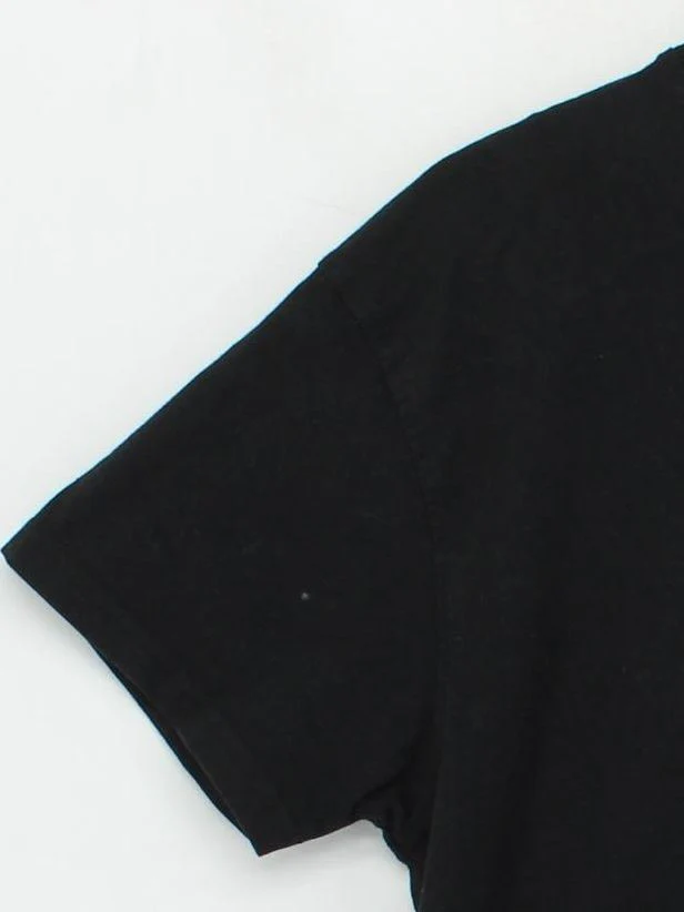 AYBL Men's T-Shirt S Black Graphic Cotton with Polyester Basic - Image 4