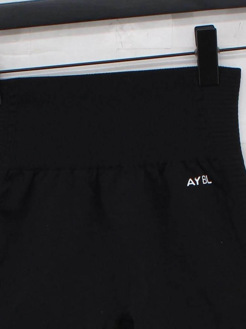 AYBL Women's Sports Bottoms S Black Nylon with Elastane Sweatpants - Image 3