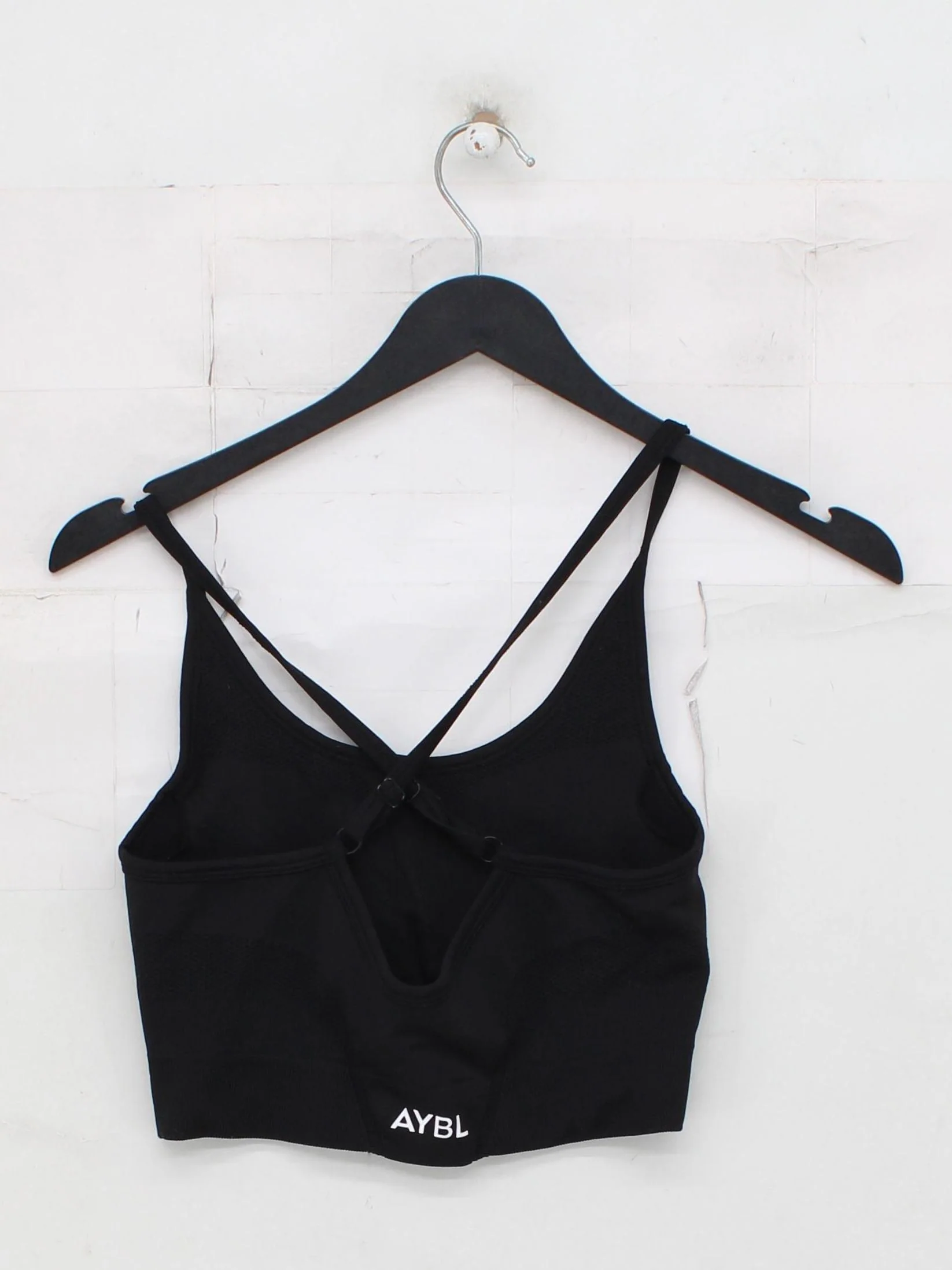 AYBL Women's T-Shirt M Black Nylon with Elastane Sleeveless Basic - Image 2