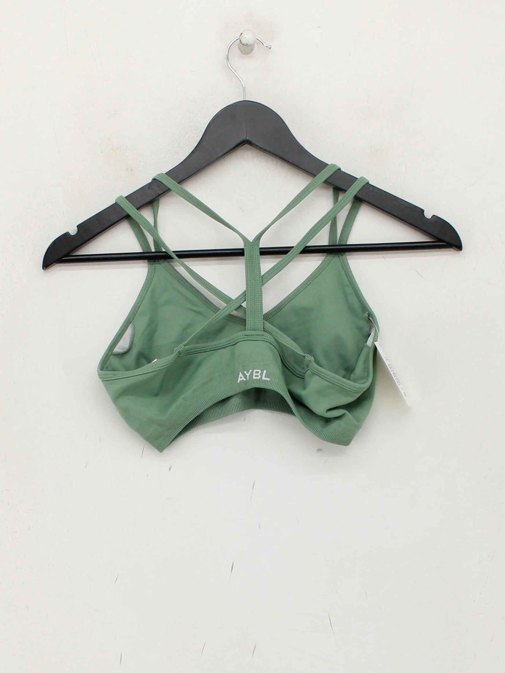 AYBL Women's T-Shirt M Green Polyamide with Elastane Sleeveless Basic - Image 2