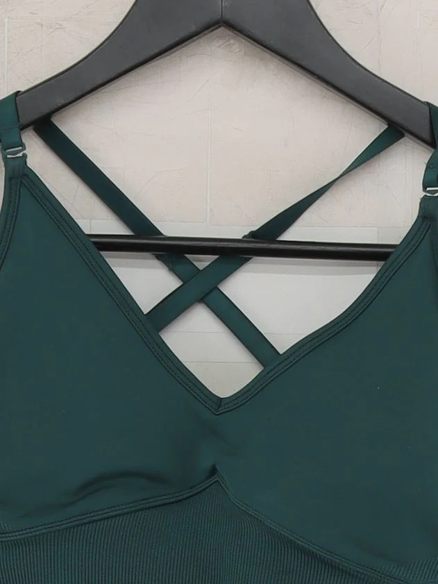AYBL Women's T-Shirt S Green Nylon with Elastane Sleeveless Basic - Image 3