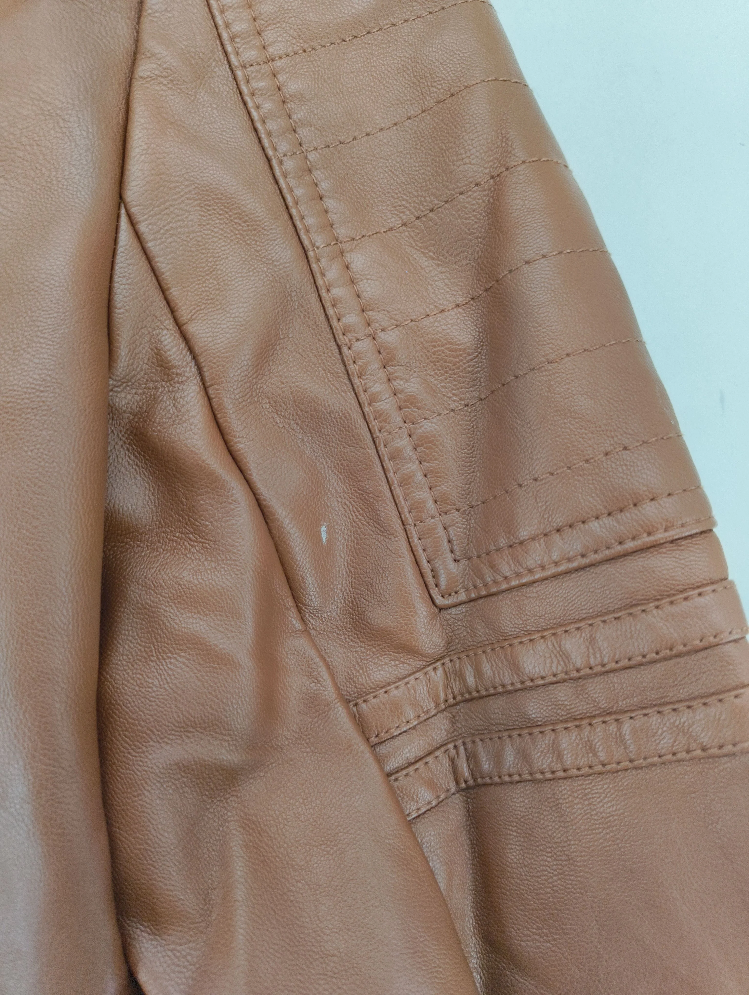 B. You Motorcycle Jacket jacket brown - Image 5