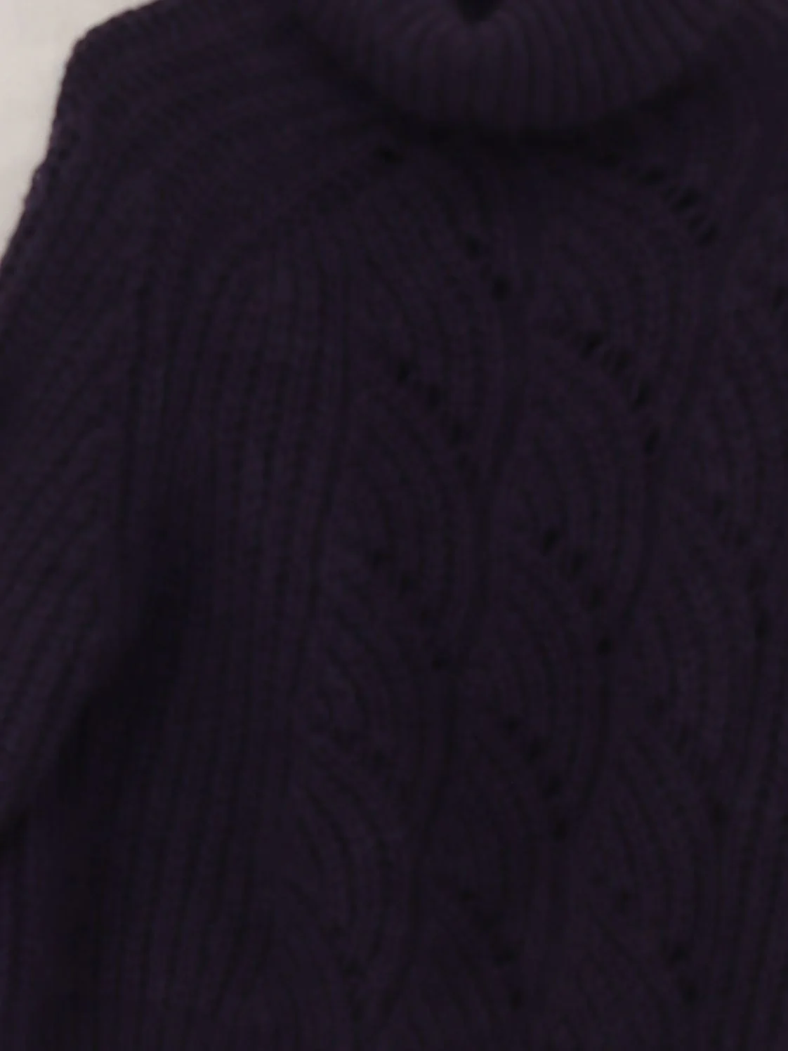Ba&sh Women's Jumper UK 8 Purple Wool with Acrylic, Polyamide, Other Pullover - Image 3