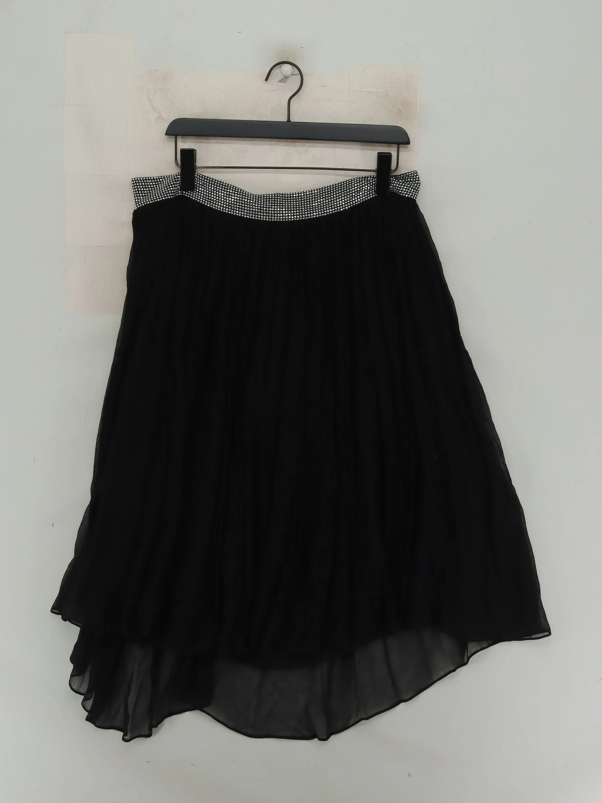 Ba&sh Women's Midi Skirt L Black 100% Other Midi A-Line - Image 2