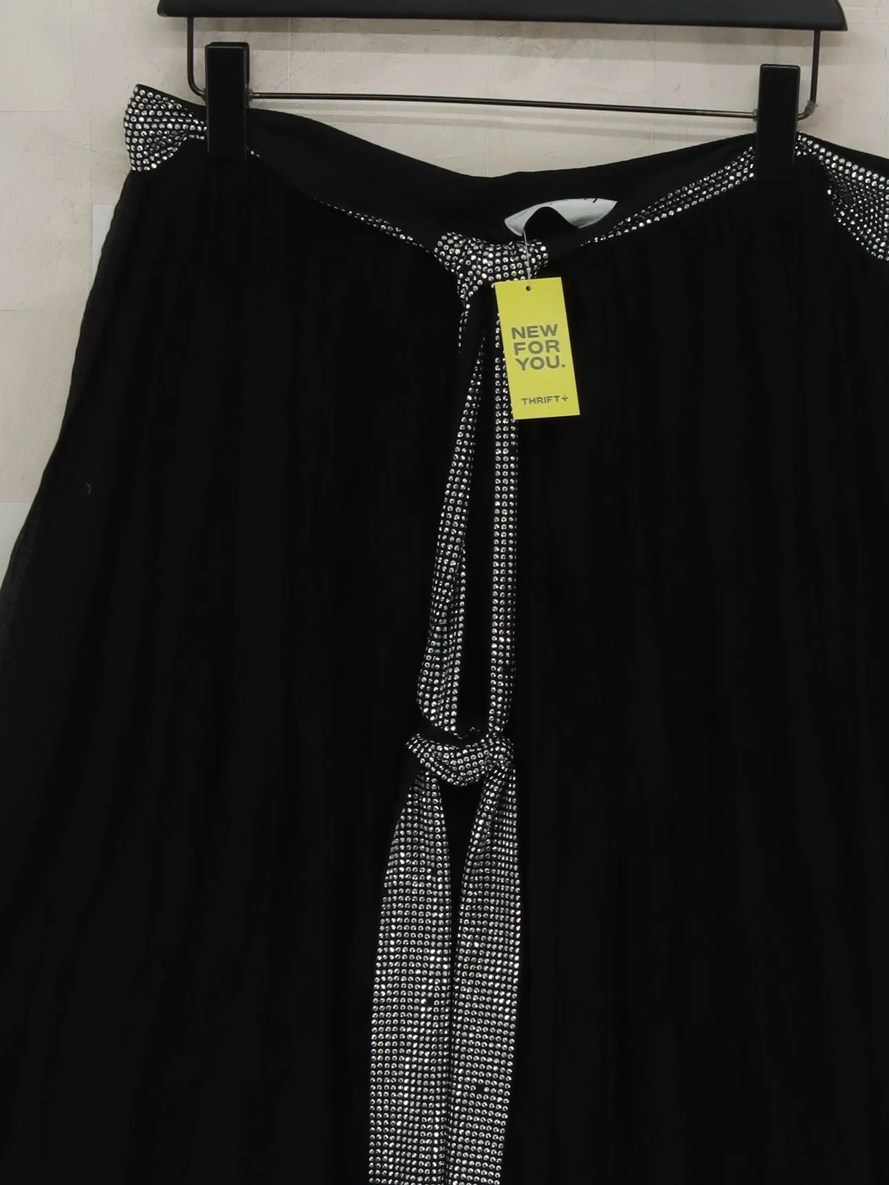 Ba&sh Women's Midi Skirt L Black 100% Other Midi A-Line - Image 3