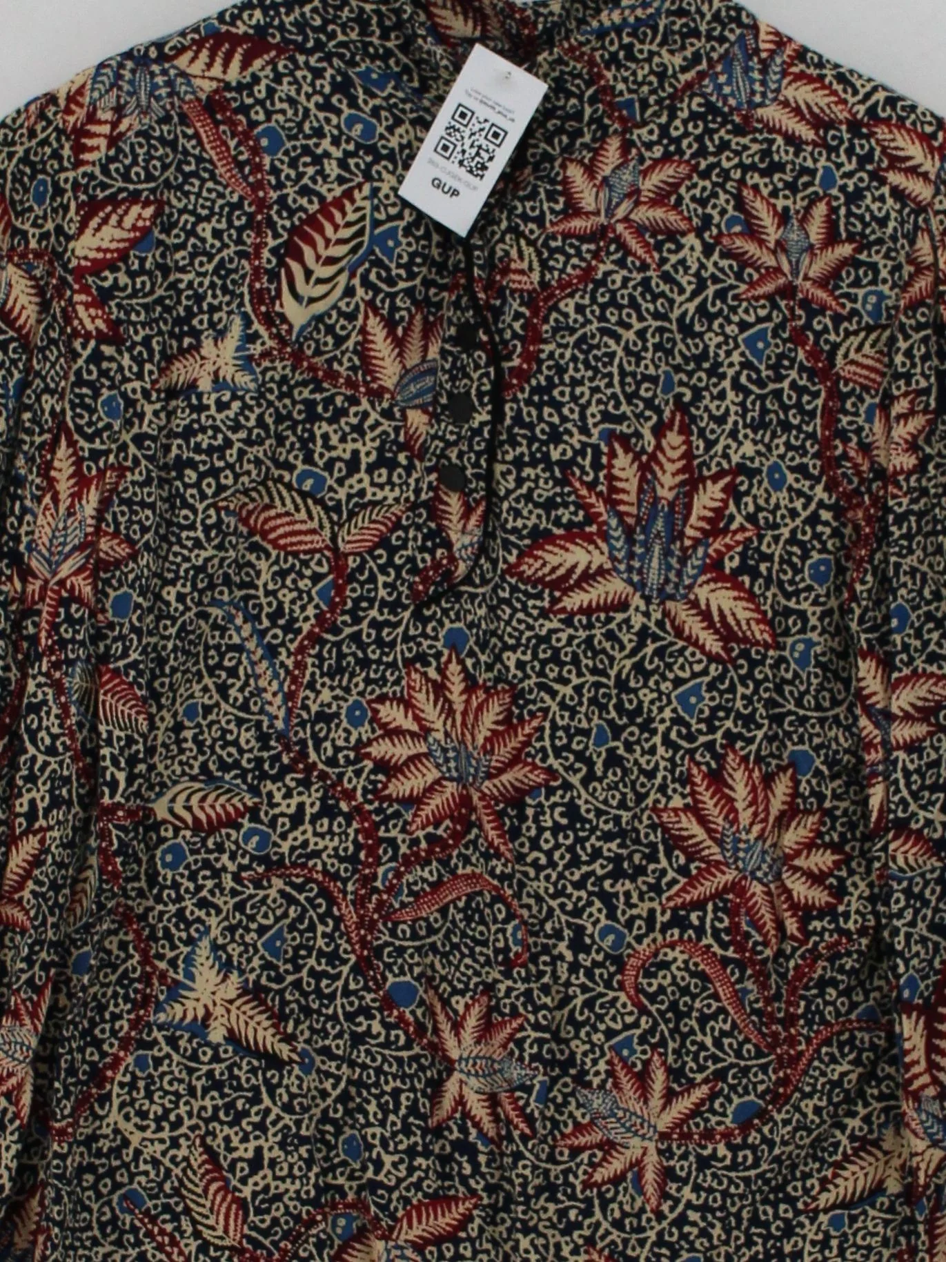 Ba&sh Women's Shirt S Multi Floral 100% Viscose Long Sleeve Collared Basic - Image 3