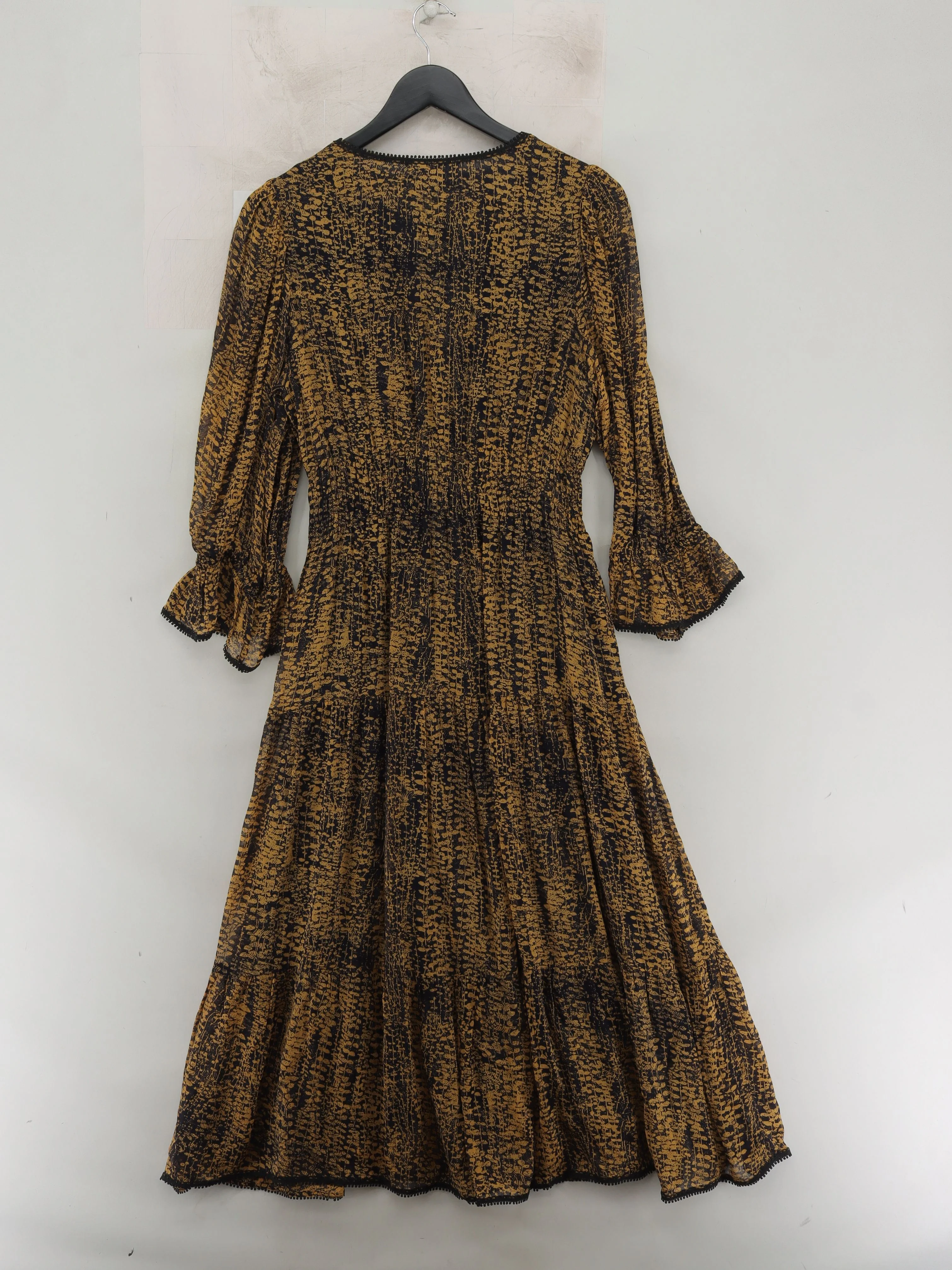 Ba&sh Wrap Midi Dress UK12 in Multi - Image 2