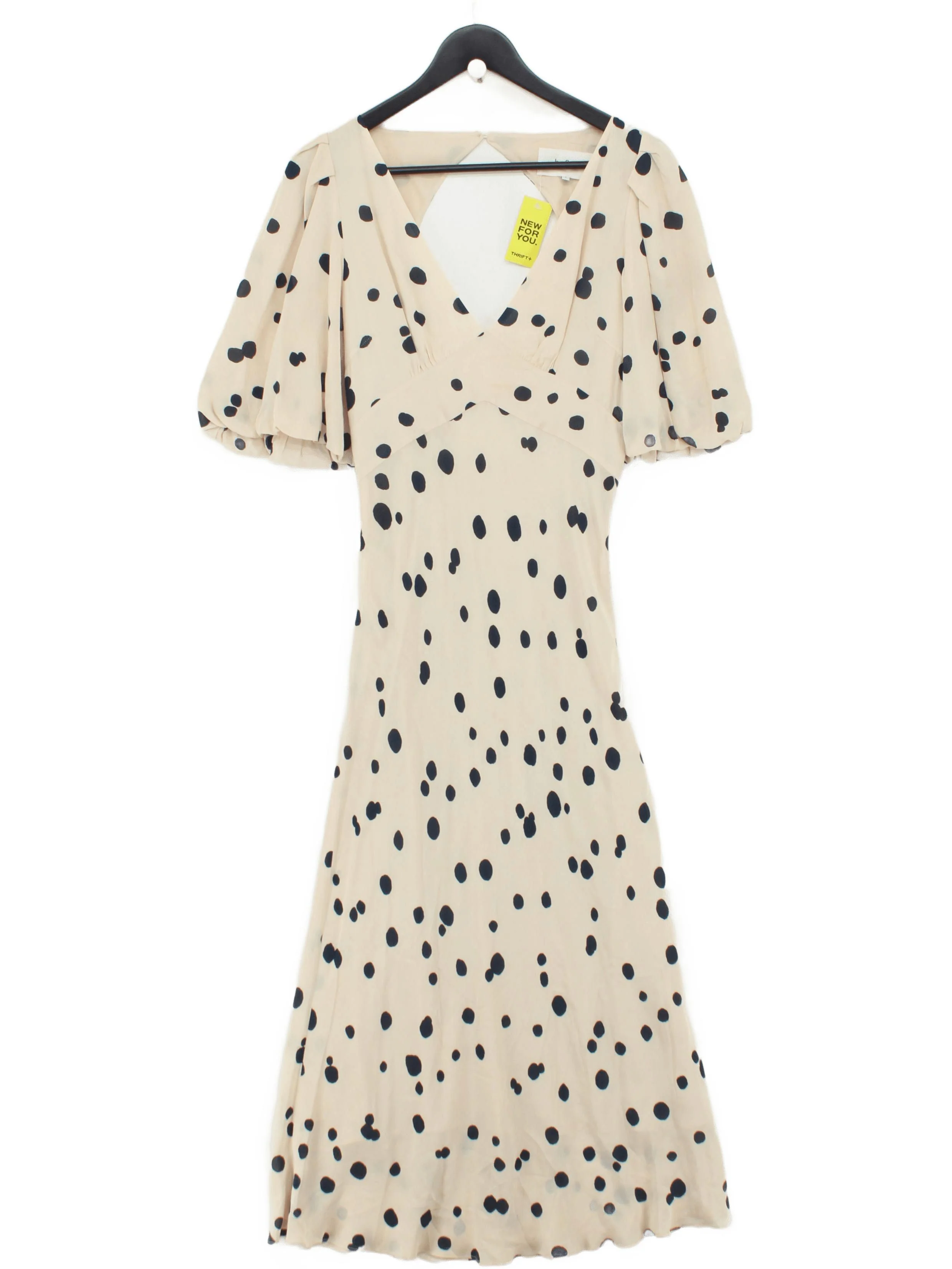 Ba&sh Wrap Midi Dress XS in Cream
