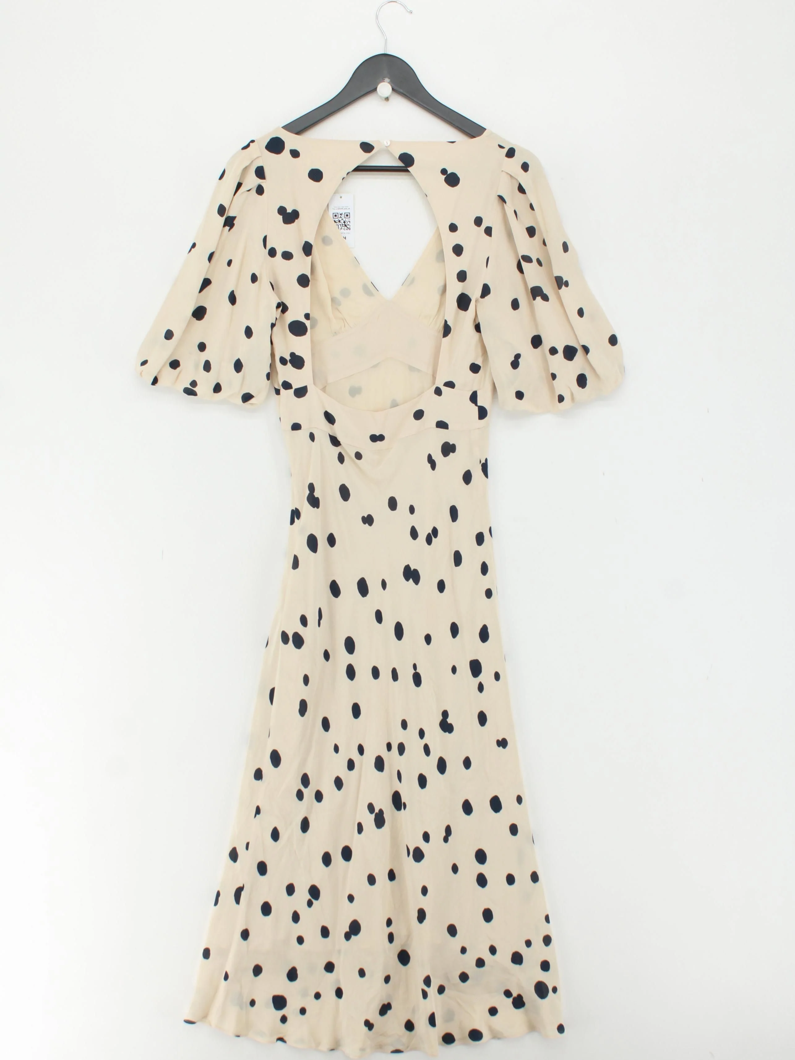 Ba&sh Wrap Midi Dress XS in Cream - Image 2