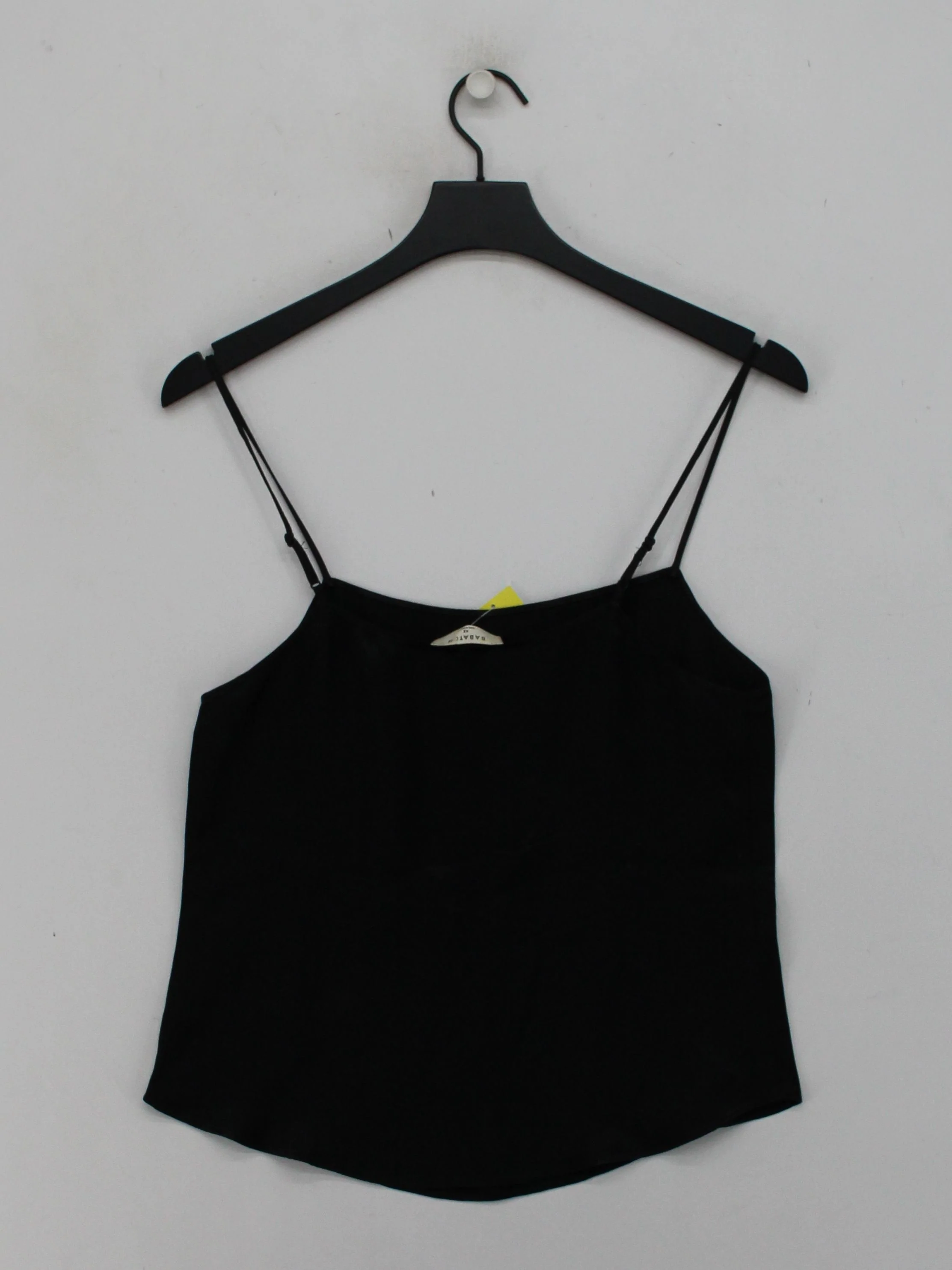 Babaton Women's T-Shirt XS Black 100% Acetate Sleeveless Round Neck Camisole - Image 2