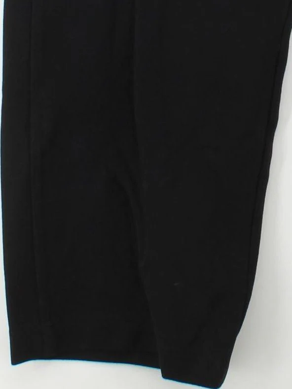 Babaton Women's Trousers UK 8 Black 100% Other Wide-Leg Sweatpants - Image 4