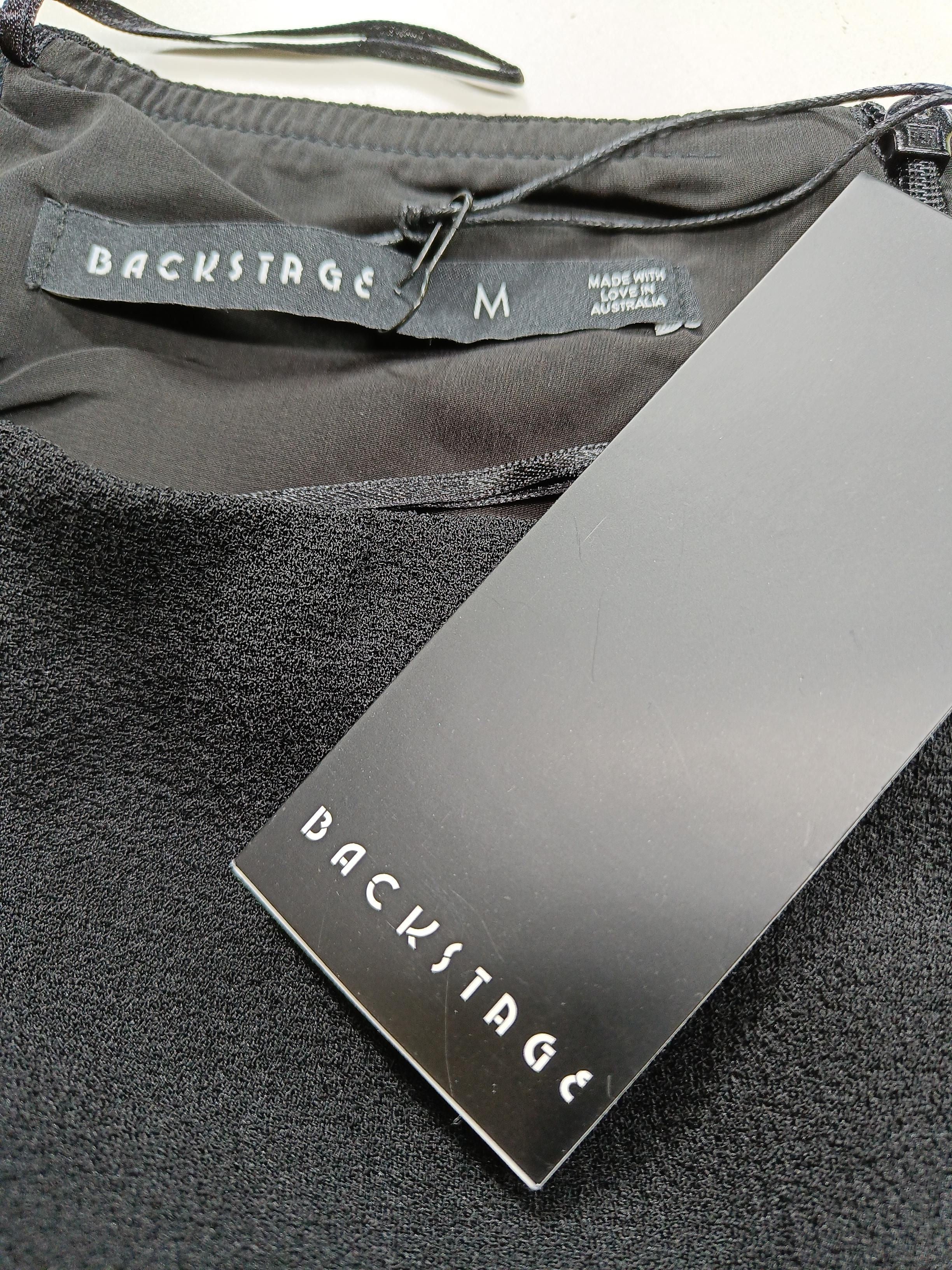 Backstage A-Line Midi Dress M in Black - Image 5