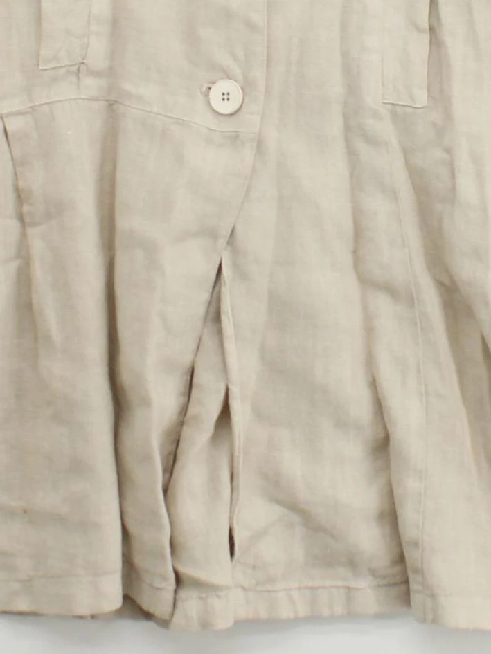 Backstage Shirt Midi Dress S in Cream - Image 4