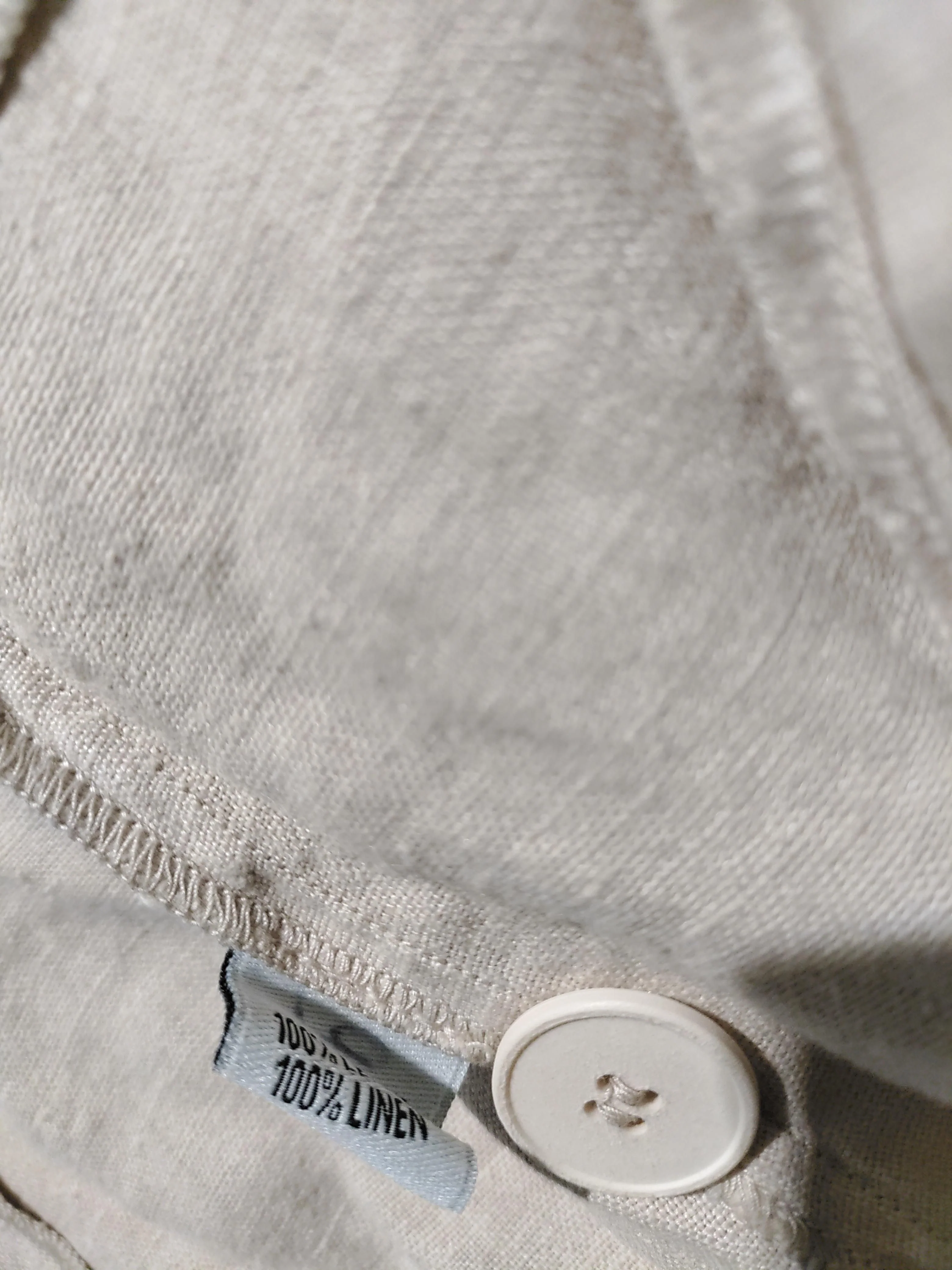 Backstage Shirt Midi Dress S in Cream - Image 6