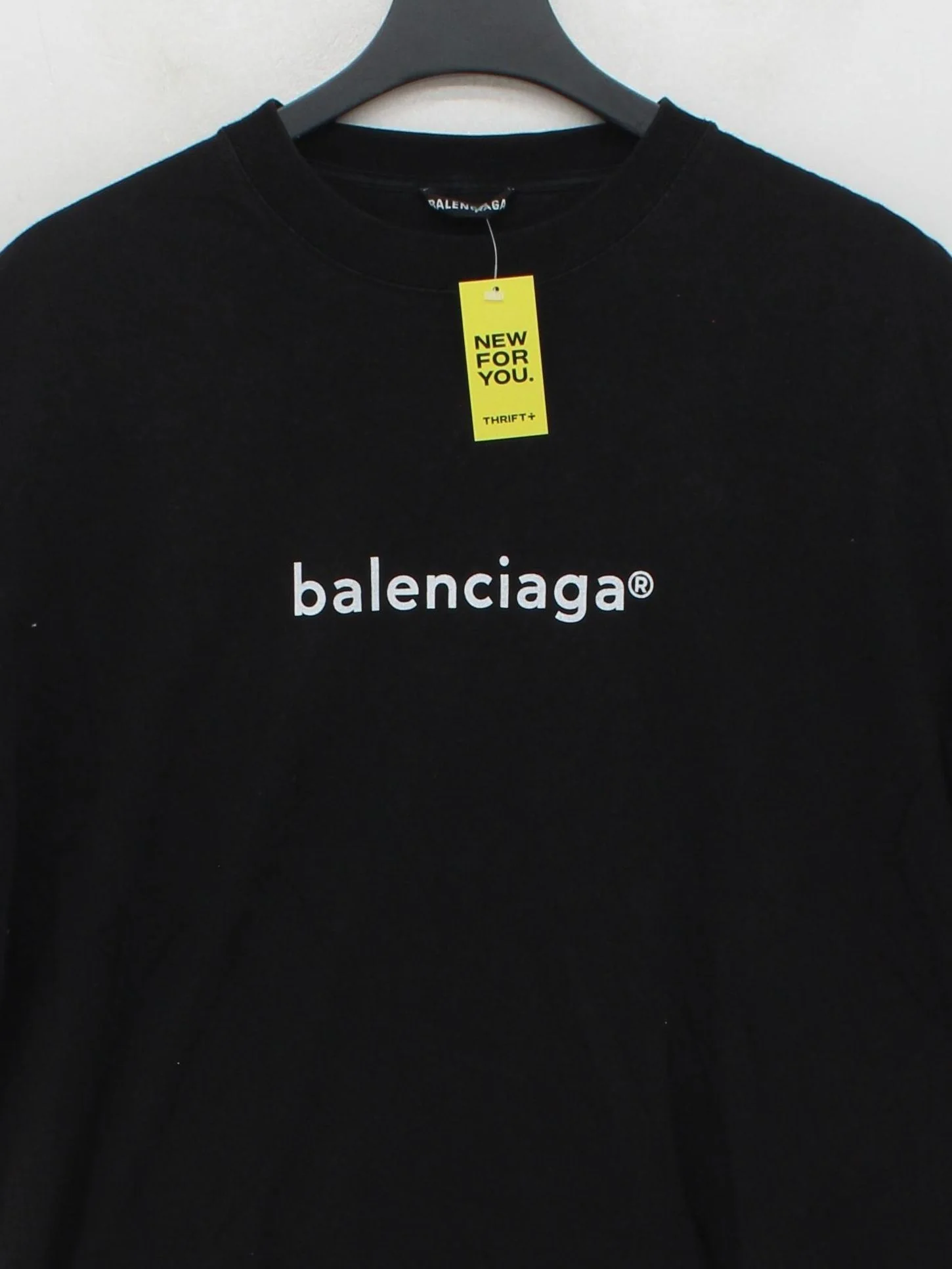Balenciaga Men's T-Shirt L Black Graphic 100% Cotton Basic - Image 3