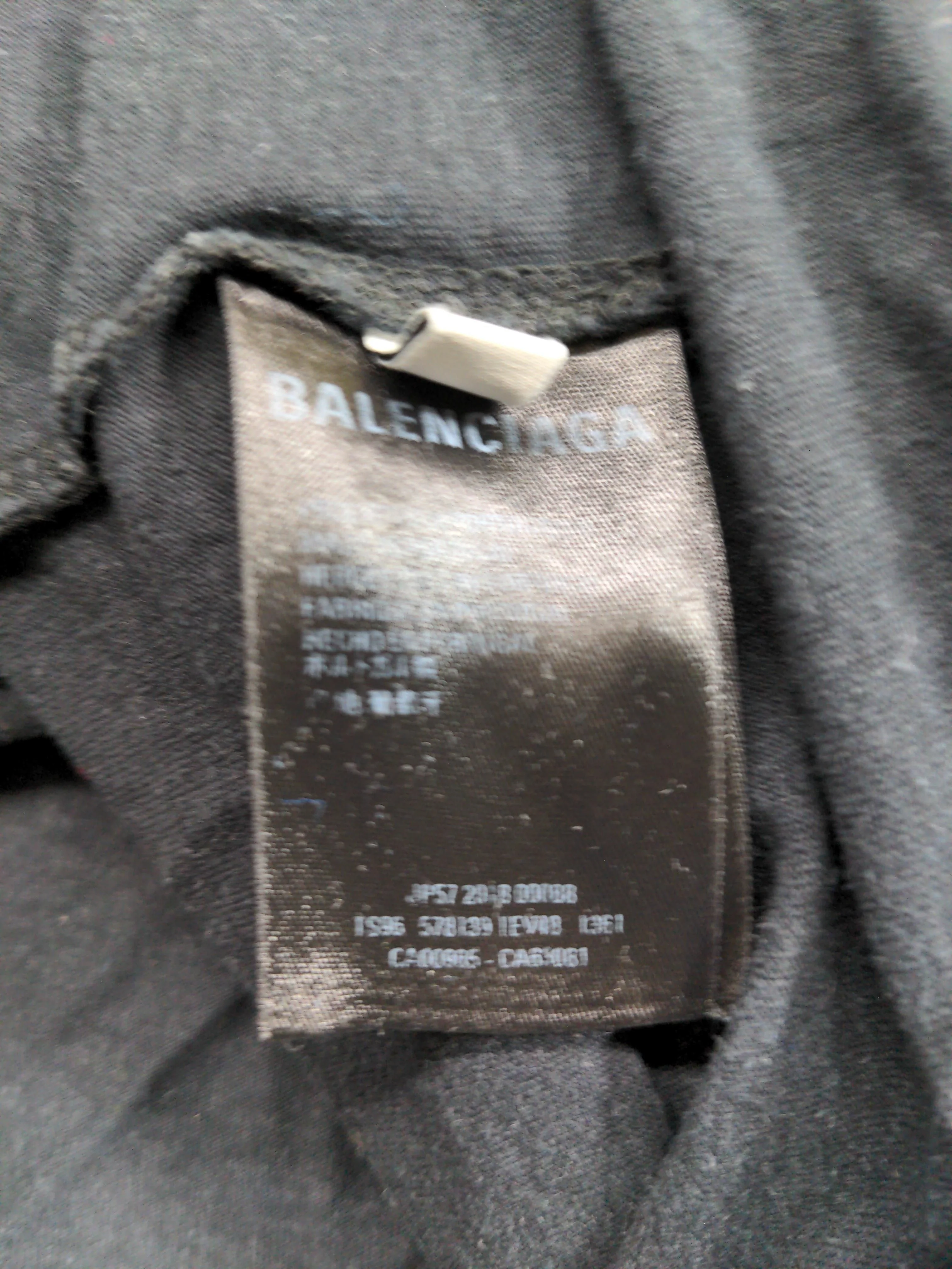 Balenciaga Men's T-Shirt M Black Graphic 100% Cotton Basic - Image 12