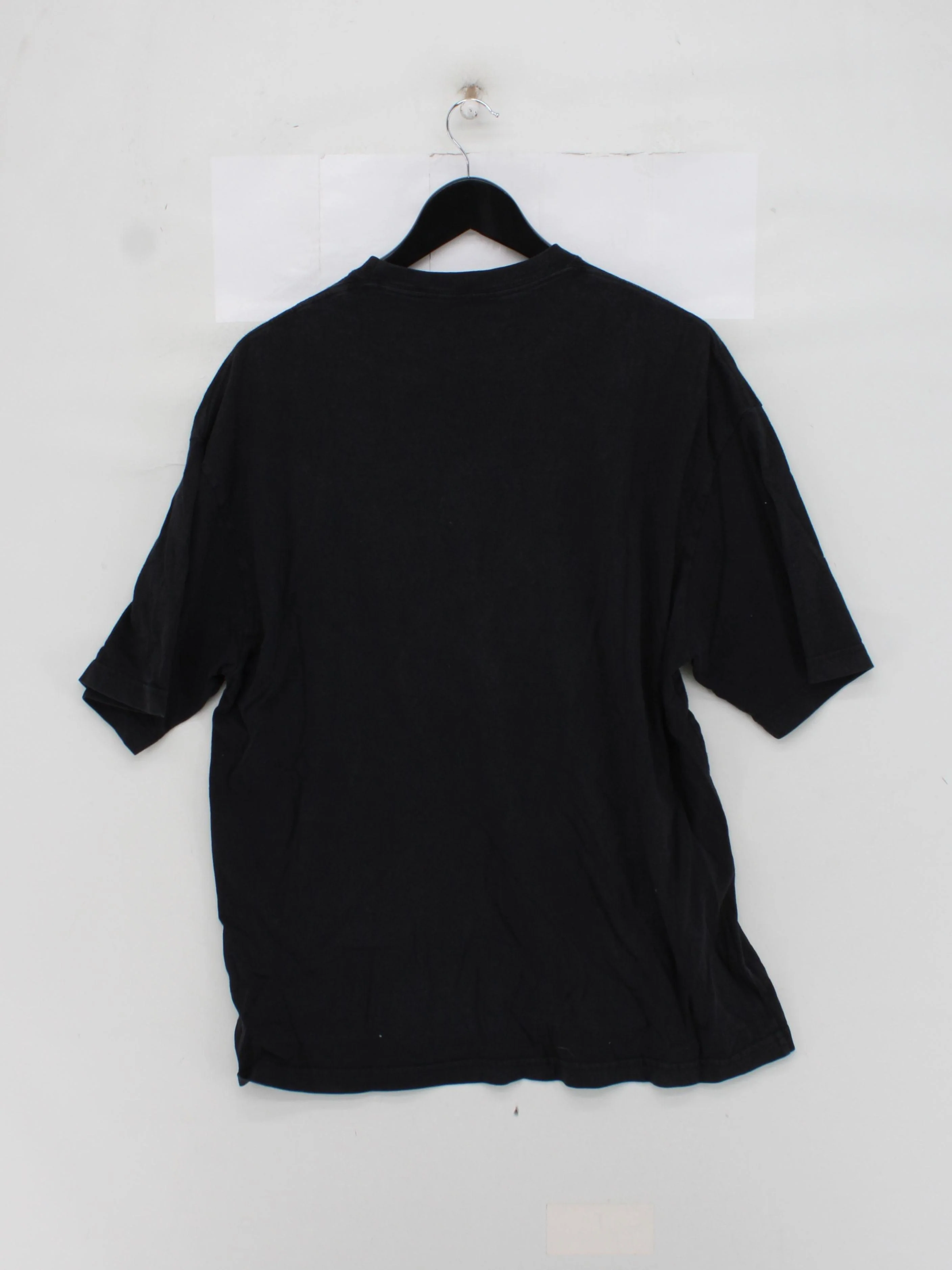 Balenciaga Men's T-Shirt M Black Graphic 100% Cotton Basic - Image 3