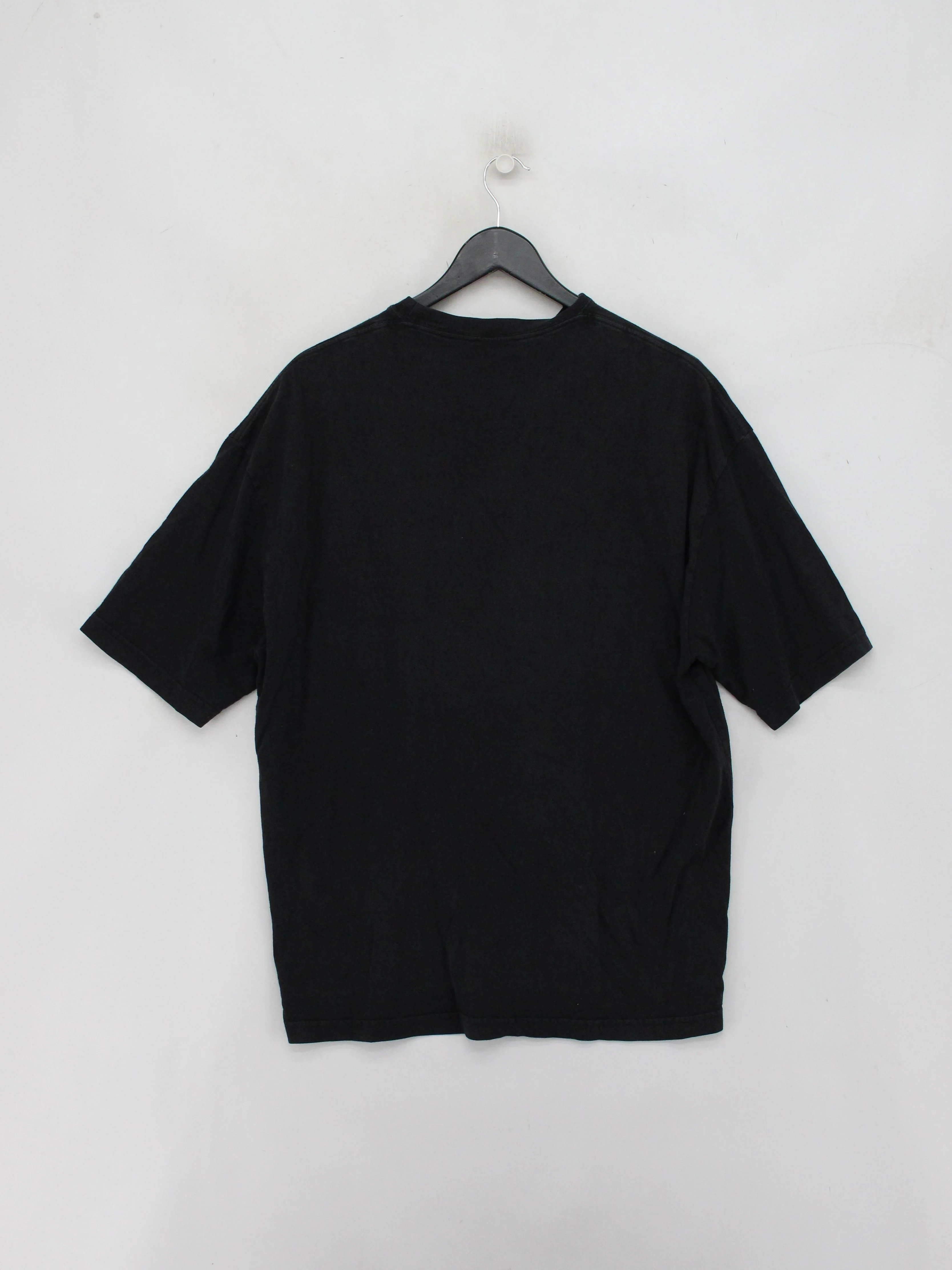 Balenciaga Men's T-Shirt M Black Graphic 100% Cotton Basic - Image 4