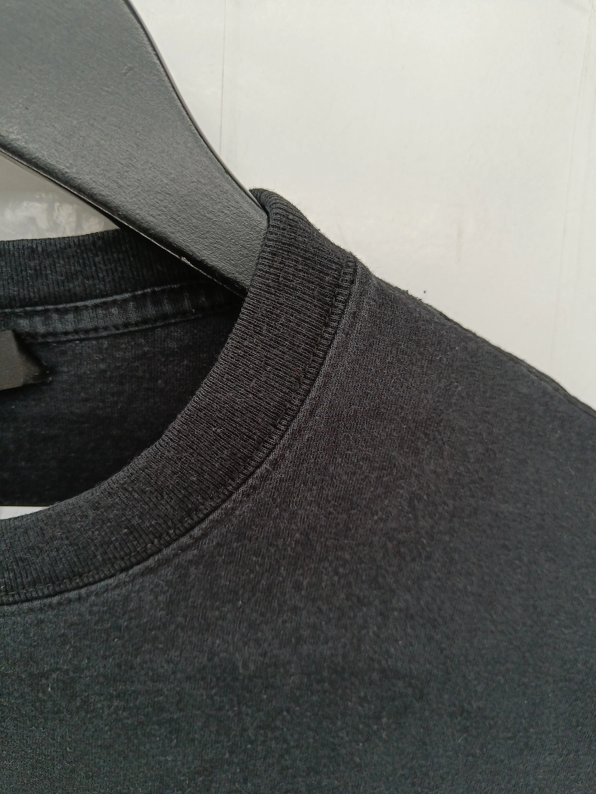 Balenciaga Men's T-Shirt M Black Graphic 100% Cotton Basic - Image 9