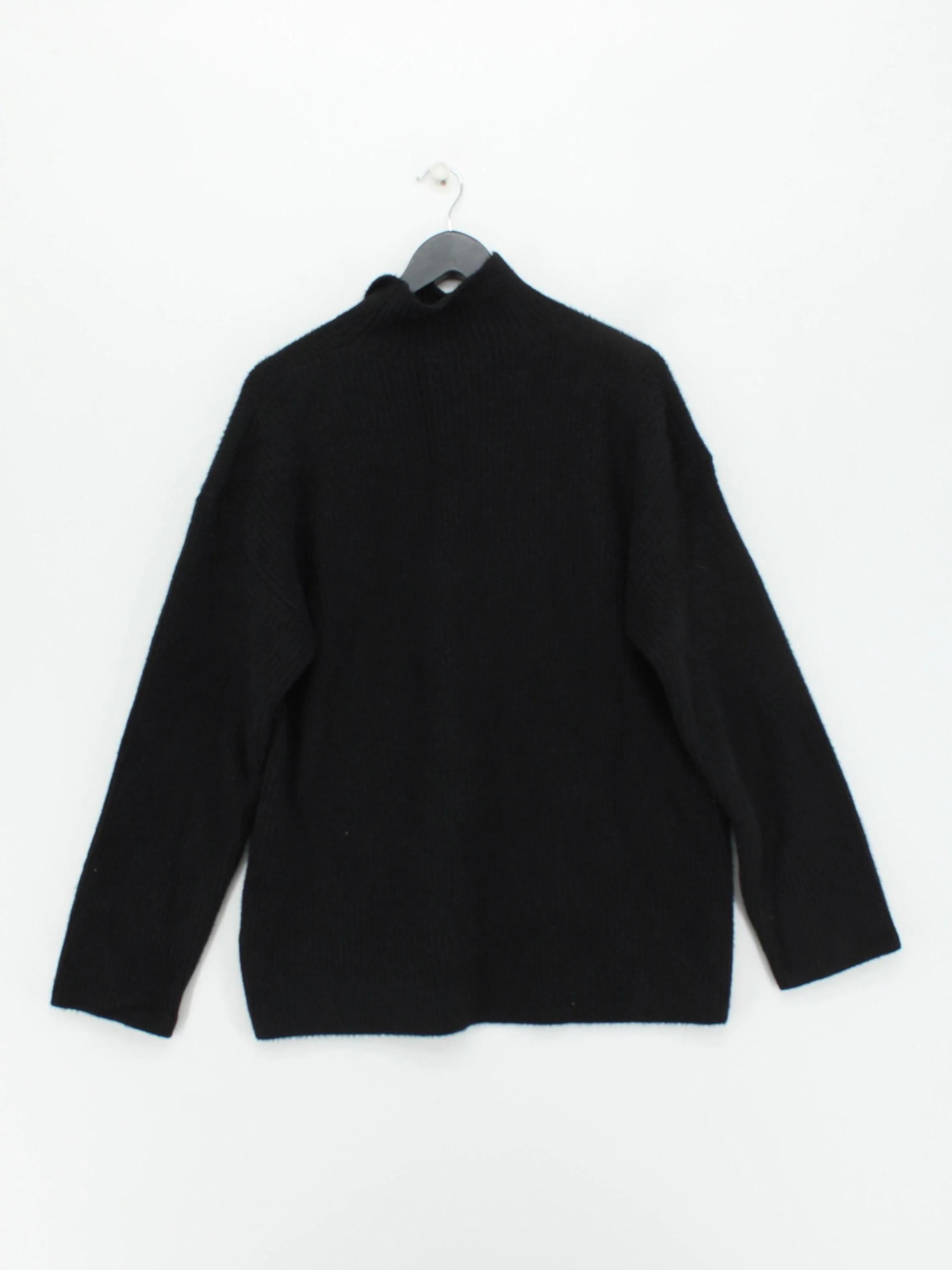 Balenciaga Women's Jumper S Black Viscose with Cotton, Polyester Pullover - Image 2