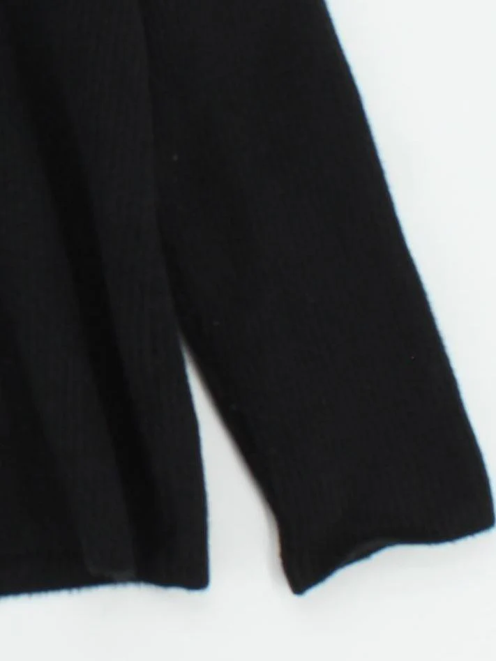 Balenciaga Women's Jumper S Black Viscose with Cotton, Polyester Pullover - Image 4