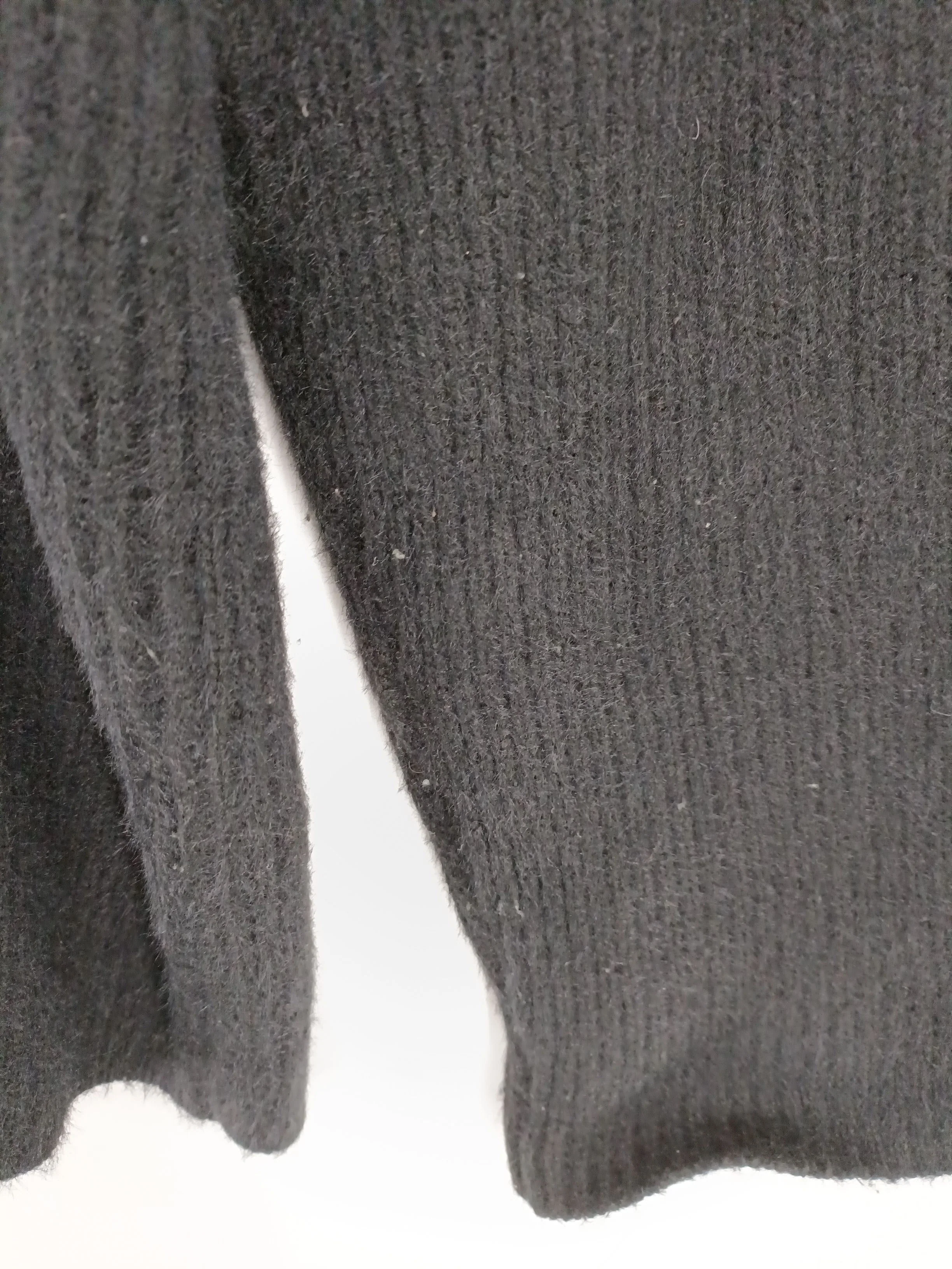 Balenciaga Women's Jumper S Black Viscose with Cotton, Polyester Pullover - Image 5