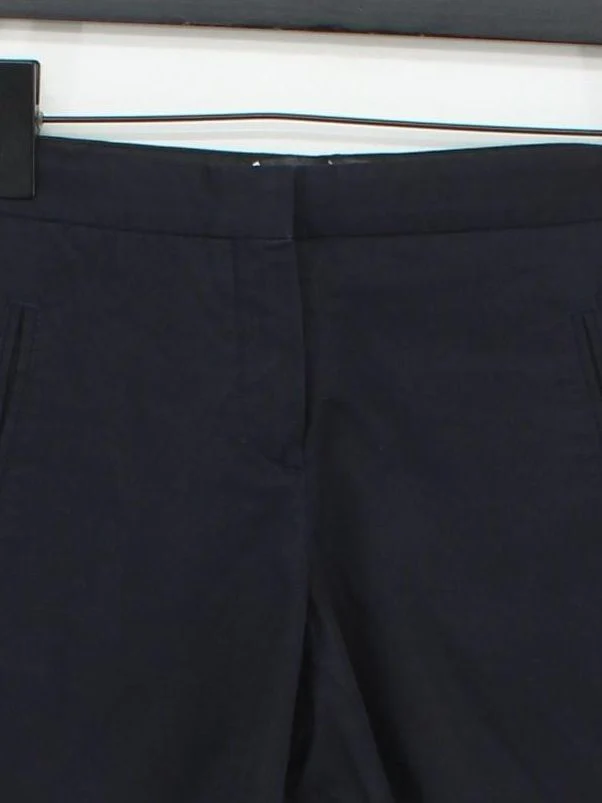 Balenciaga Women's Shorts UK 8 Black 100% Cotton Mom - Image 3