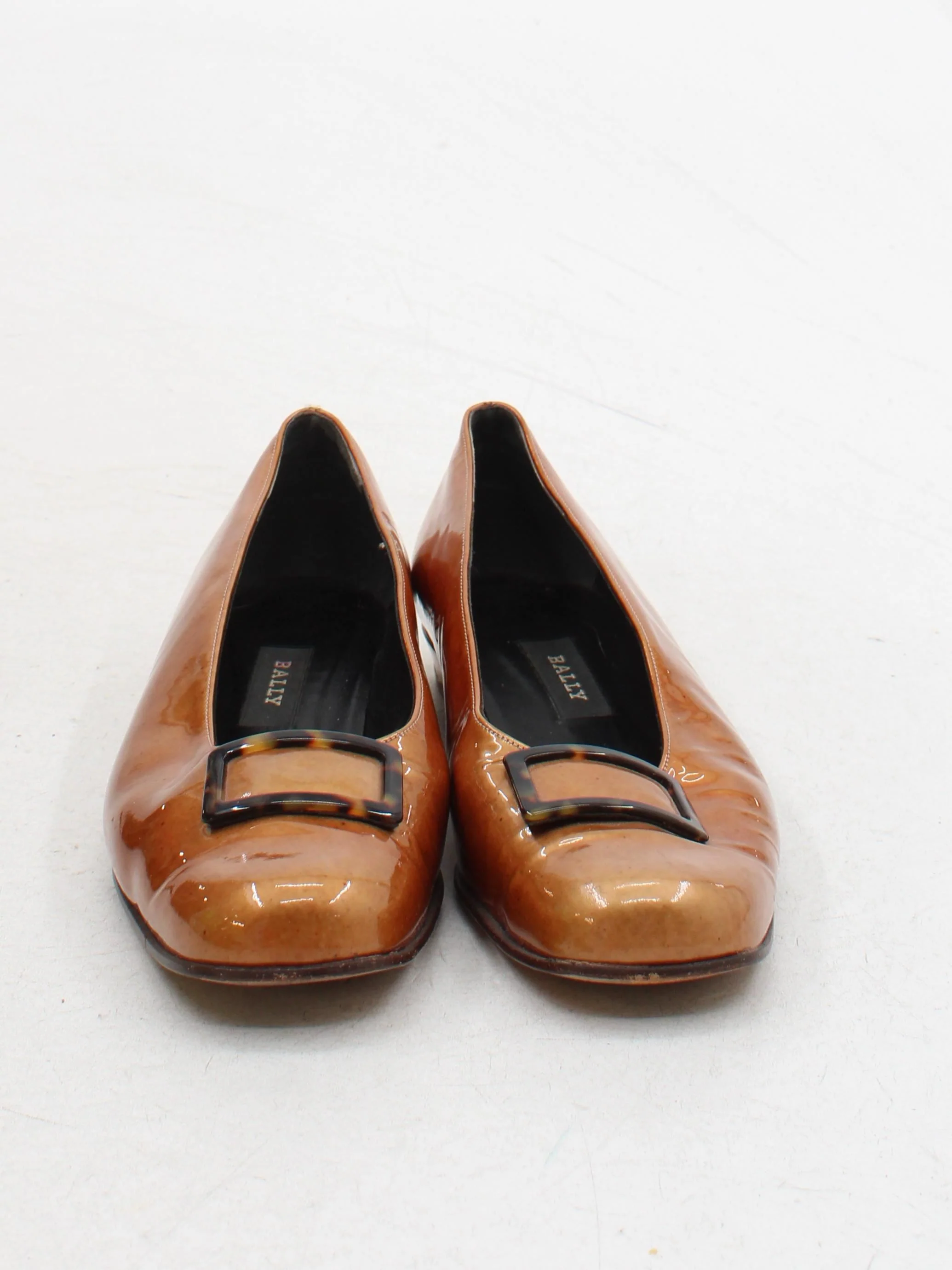 Bally Women's Flat Shoes UK 6.5 Tan 100% Leather Ballet - Image 2